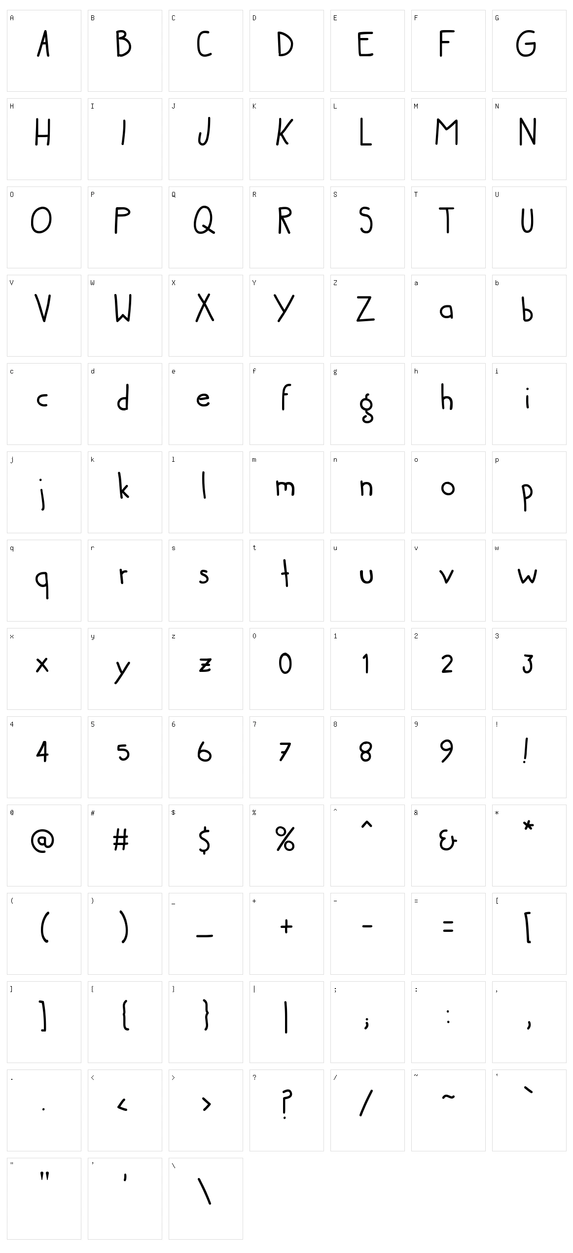 Littera Character Set