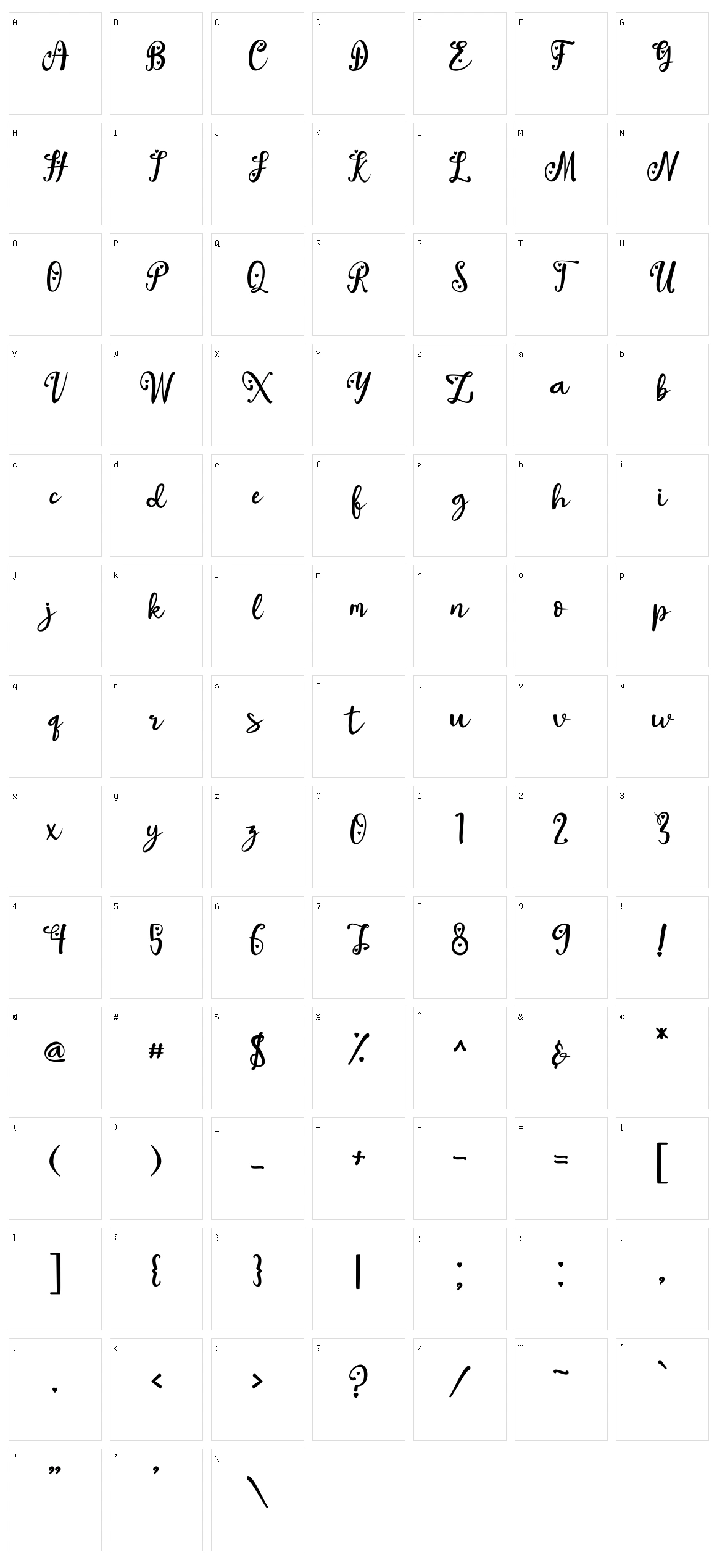 Little Bubbly Character Set