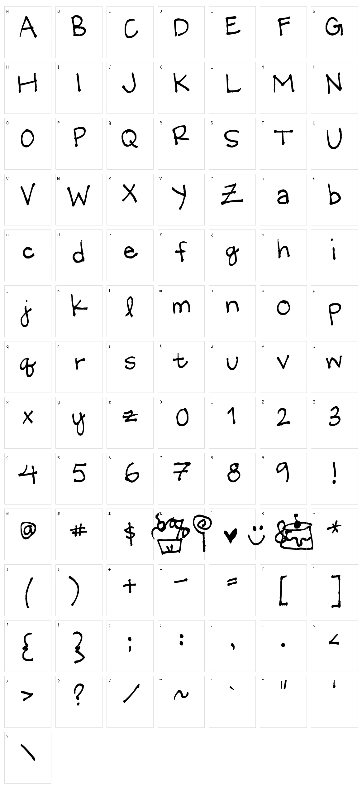 Little Miss Wonderful Character Set