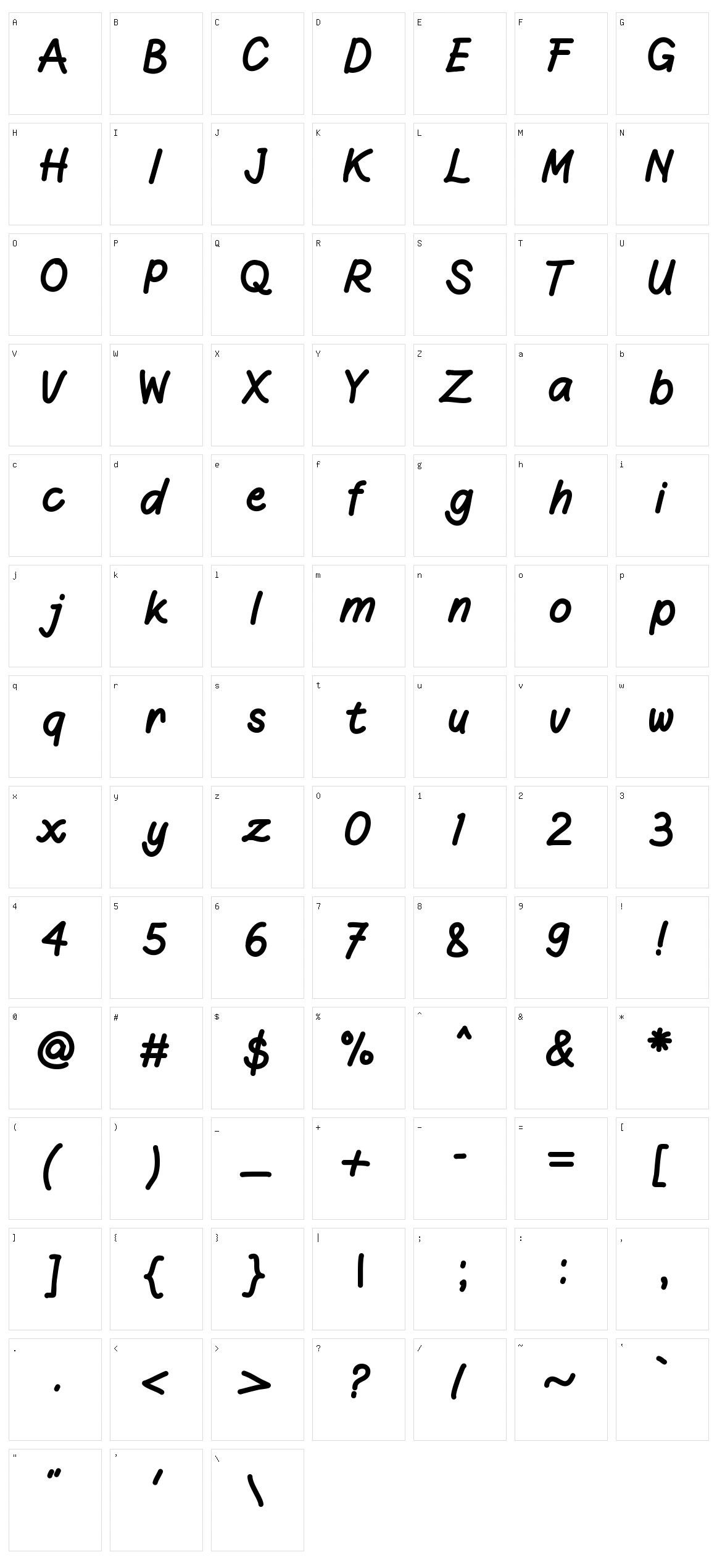 Lokananta Character Set