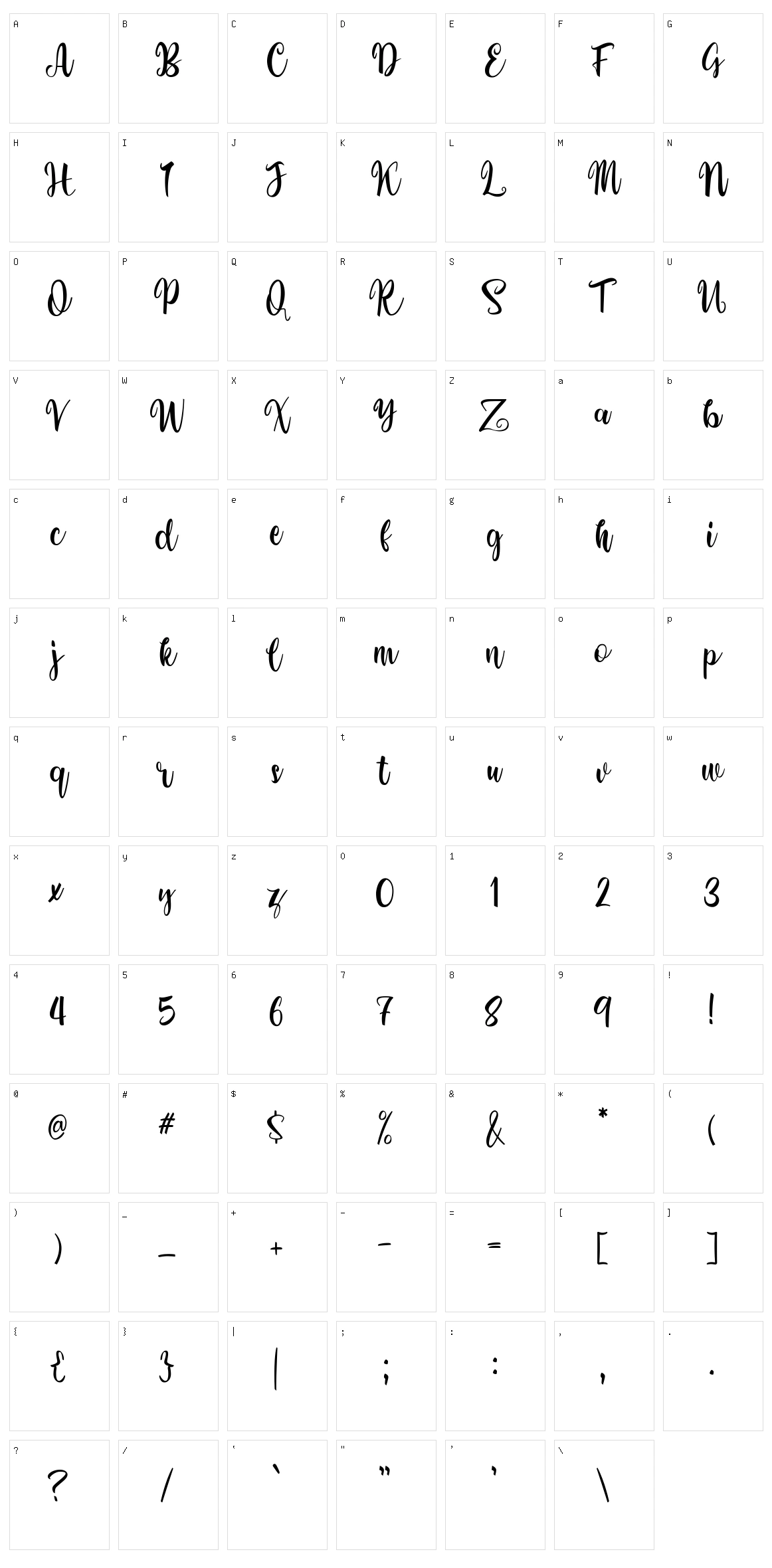 Louk Somawe Character Set