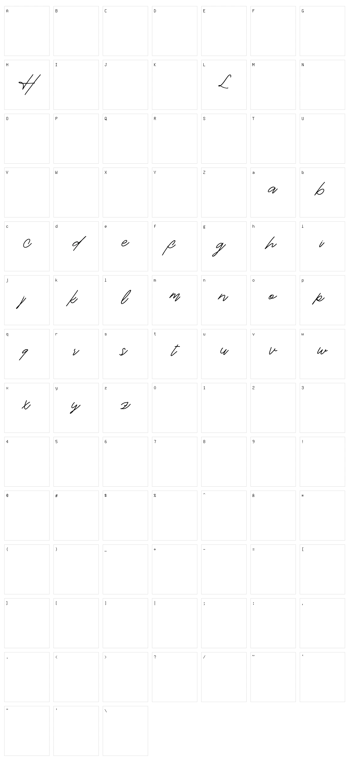 Love Hurts Character Set