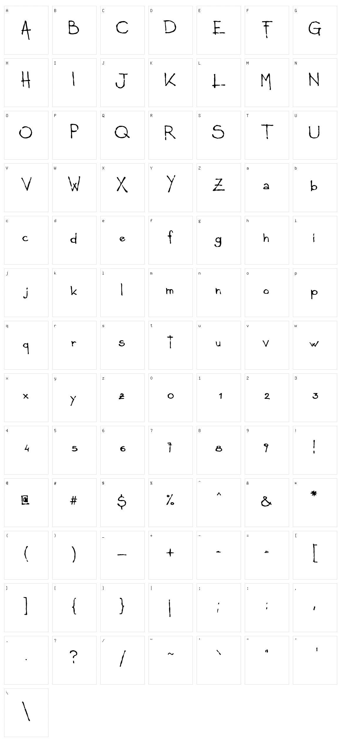 Ludico Character Set