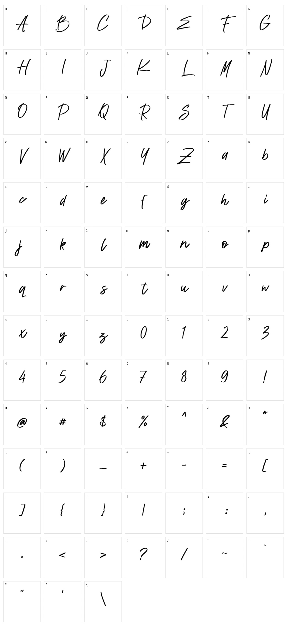 Mandalaz Sensei Character Set