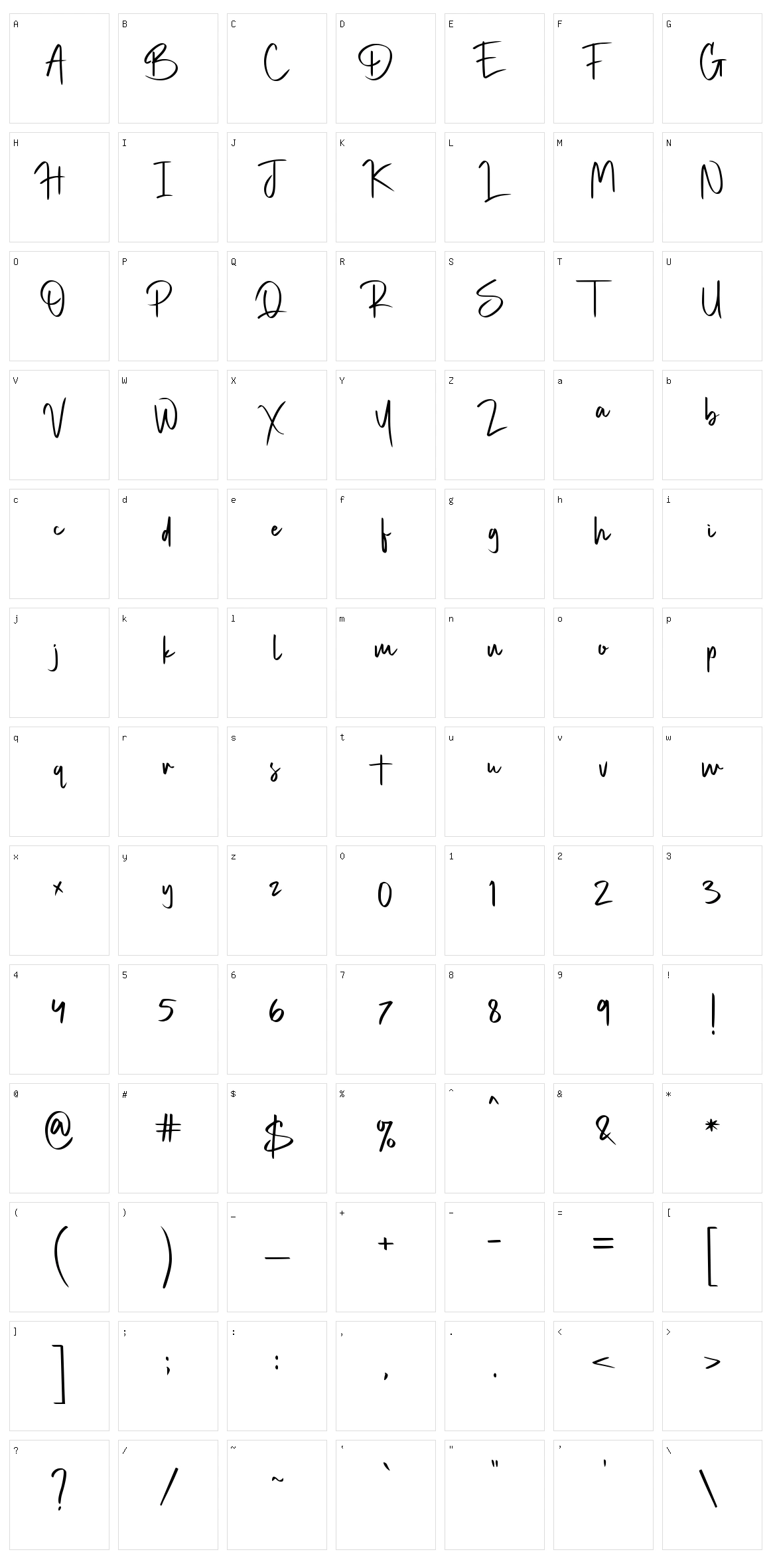 Marietta Sussaffe Character Set