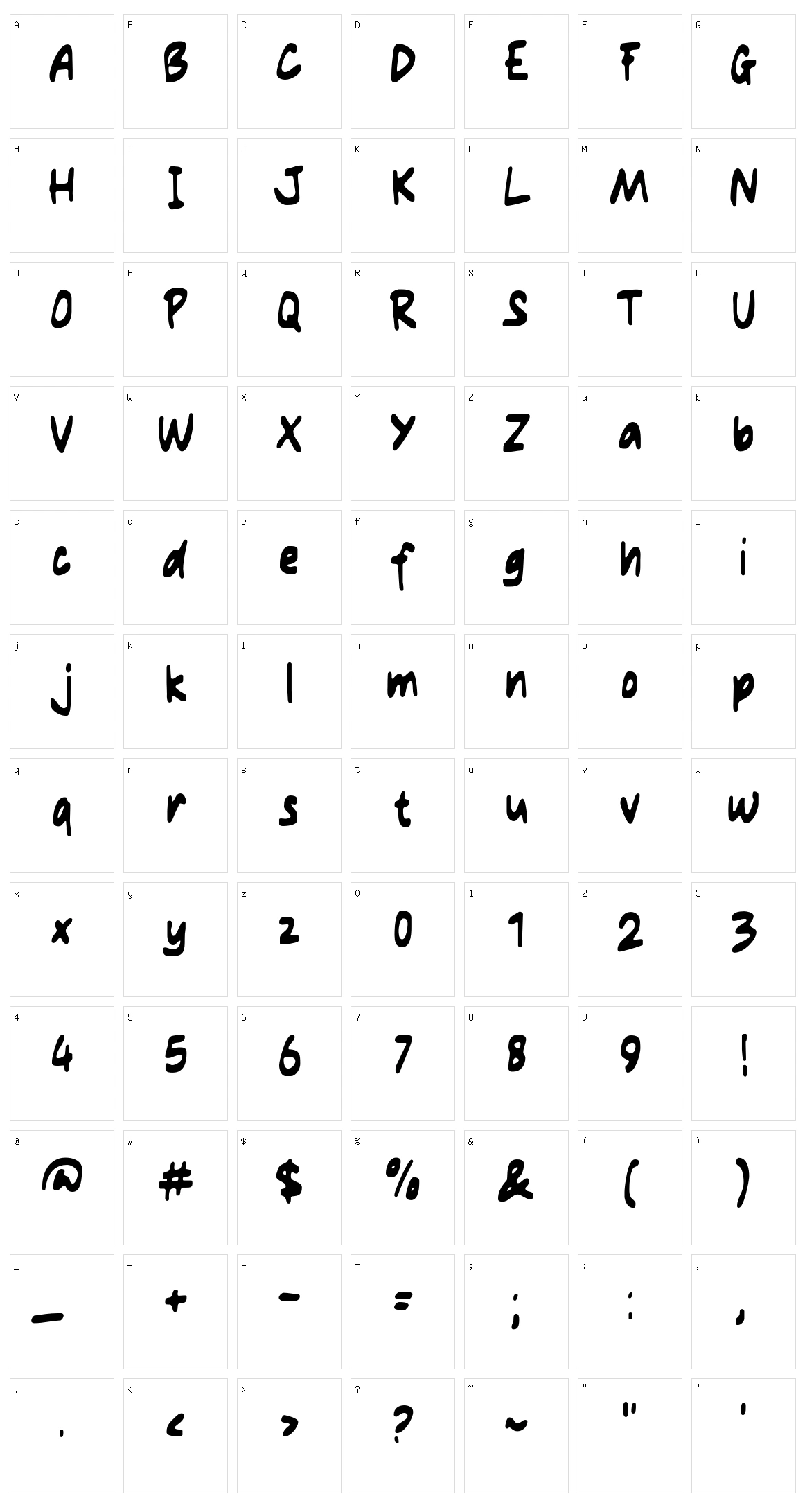 Maximal Character Set
