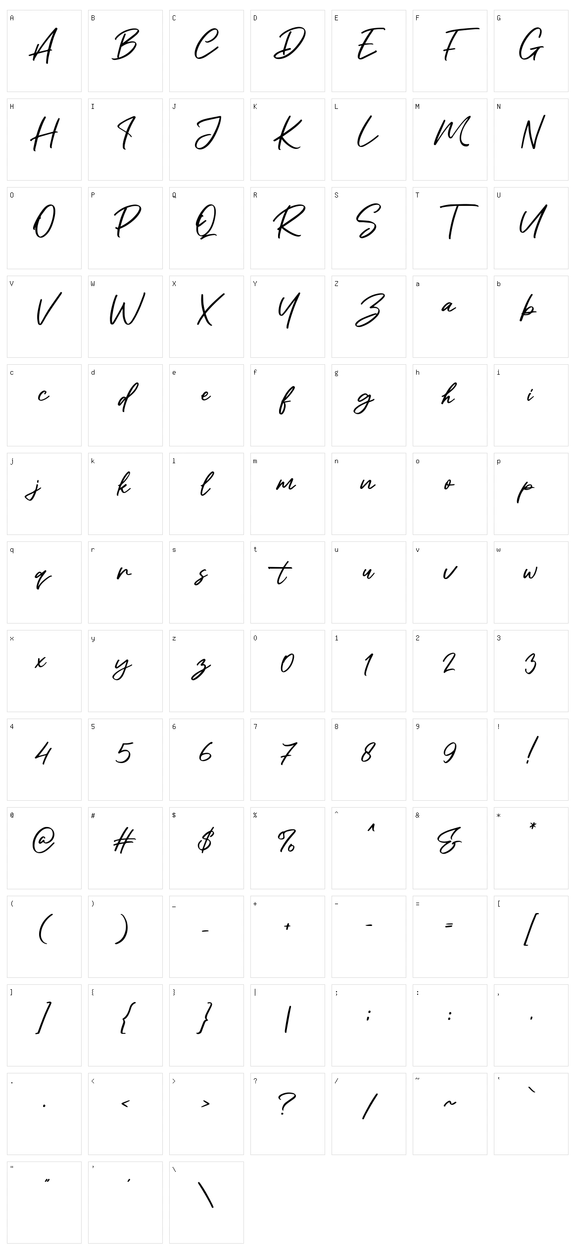 Maytra Character Set