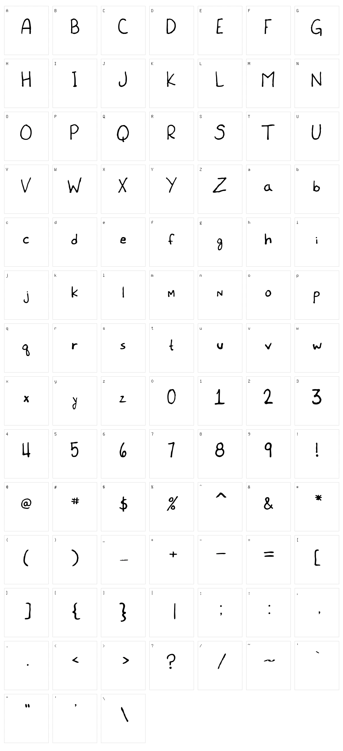 Meet the Submarine Character Set