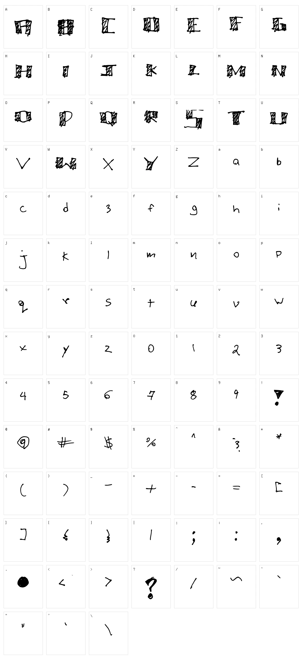 Mega Cherry Character Set