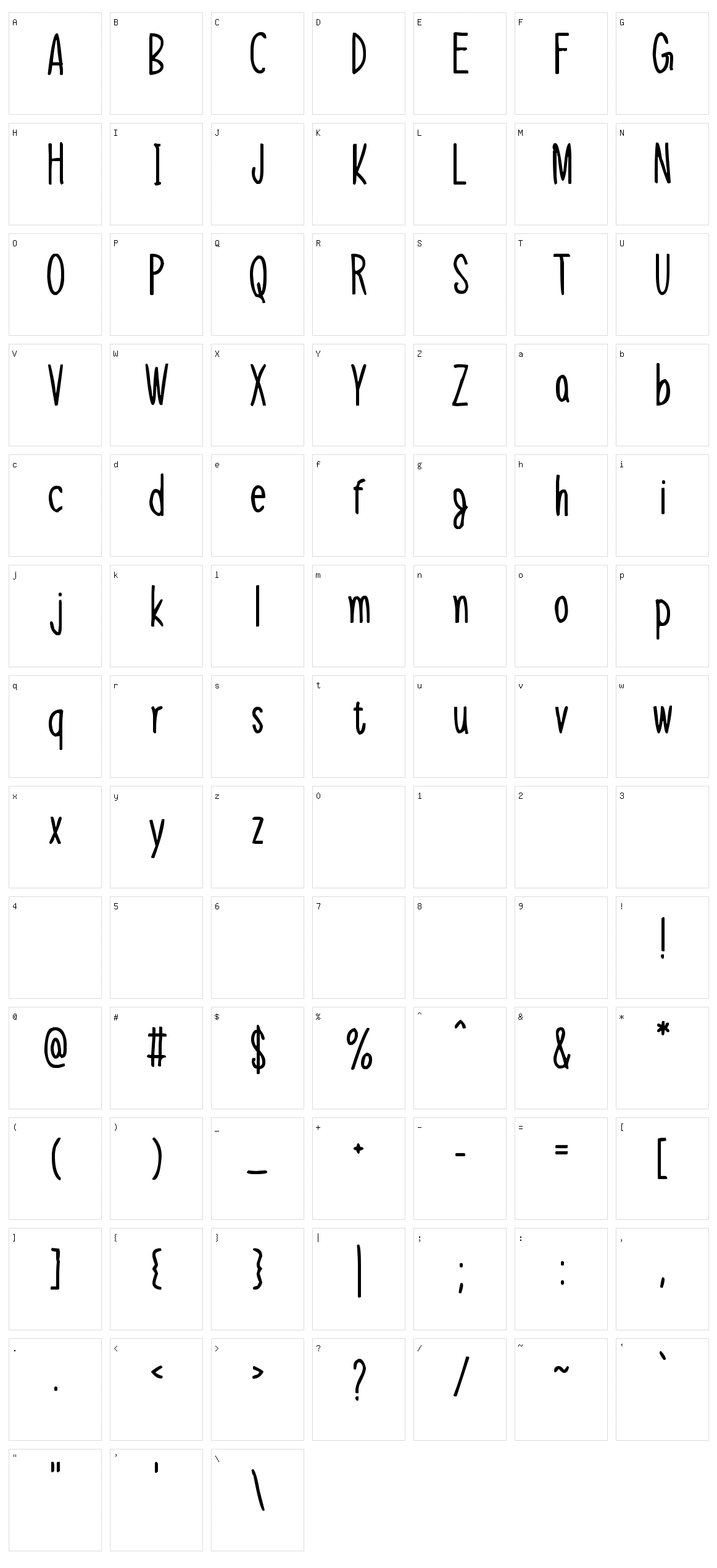 Merry Integrity Character Set