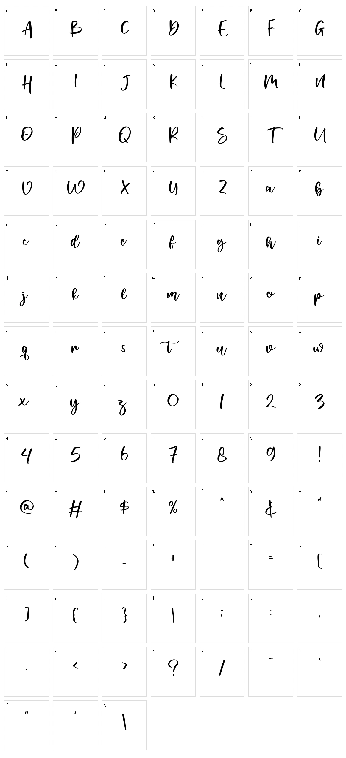 Midlake Character Set