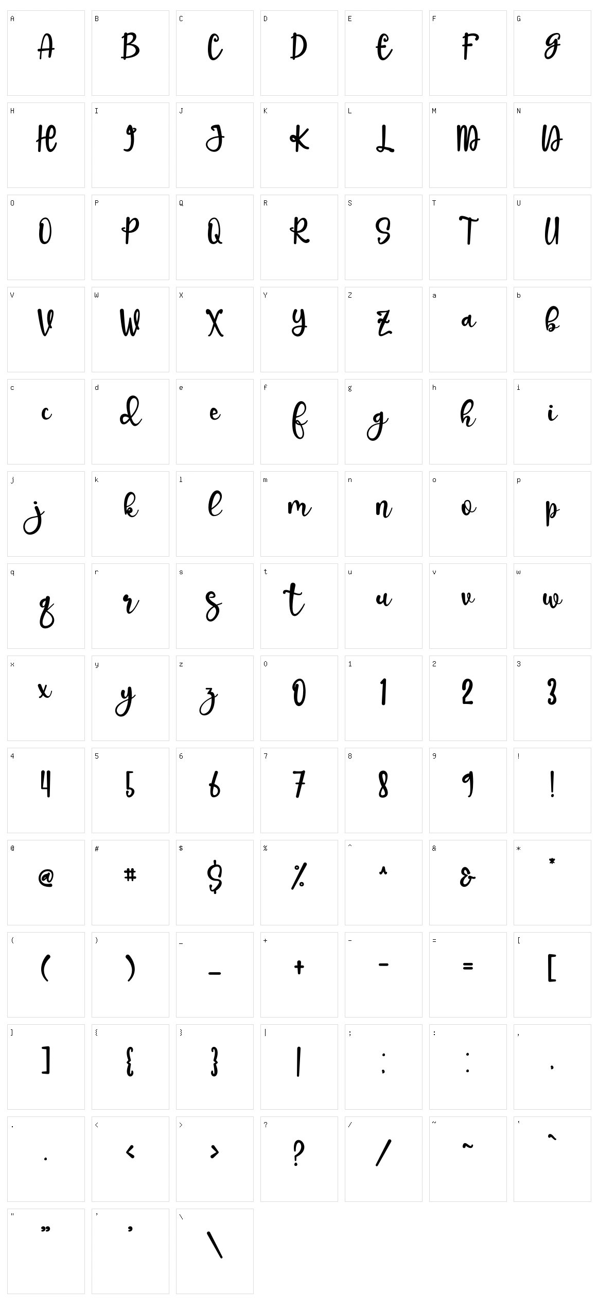 Mighty Character Set