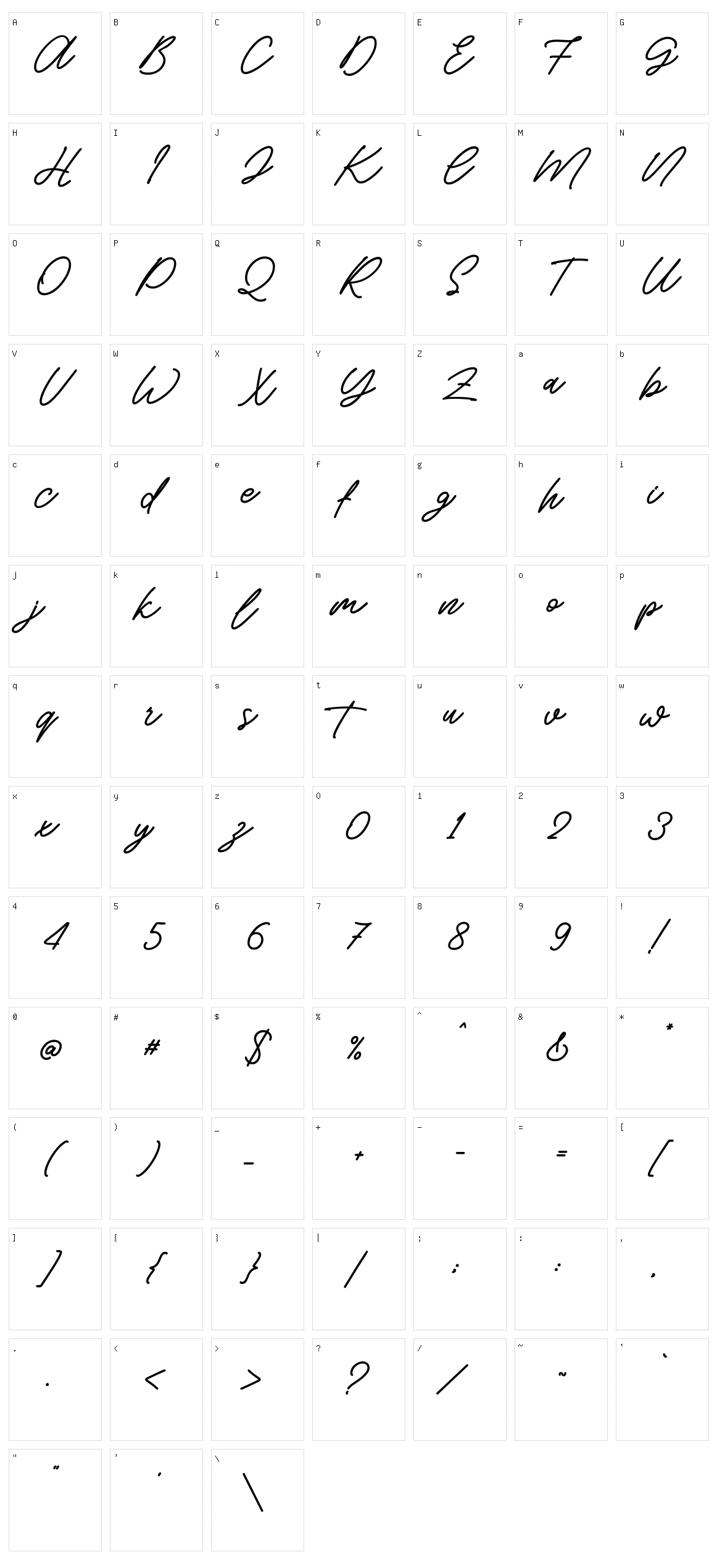 Milky Creamy Character Set