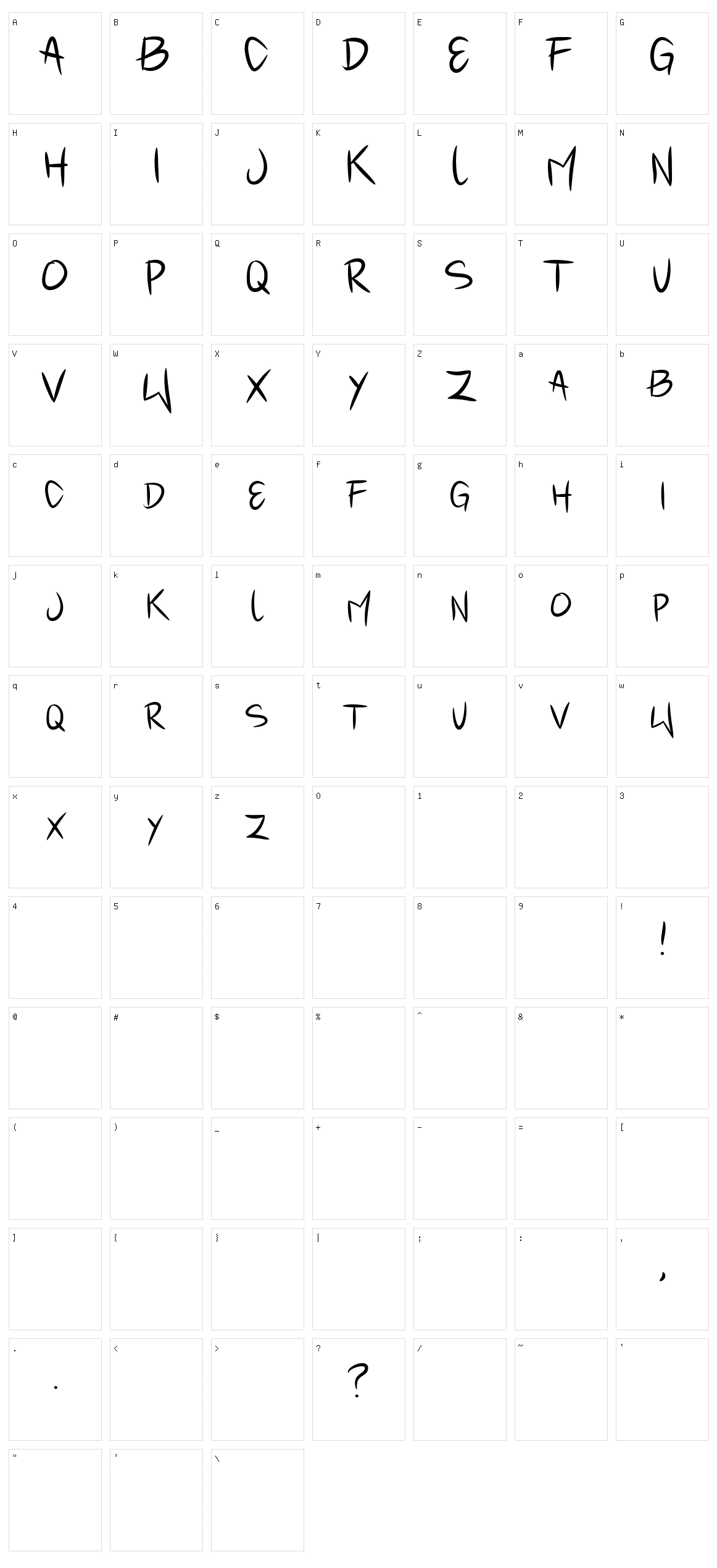 Mind Antiks Character Set