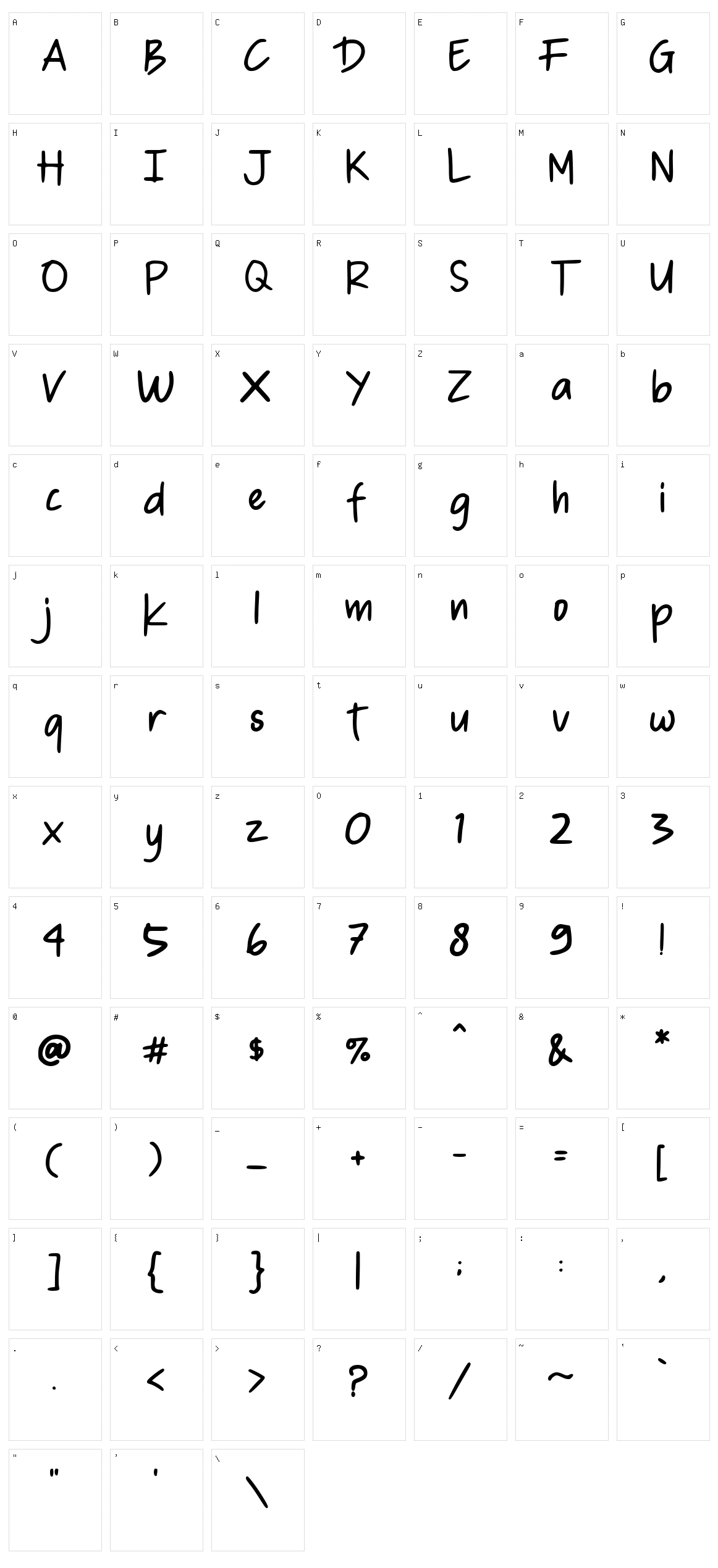 Mister Child Character Set