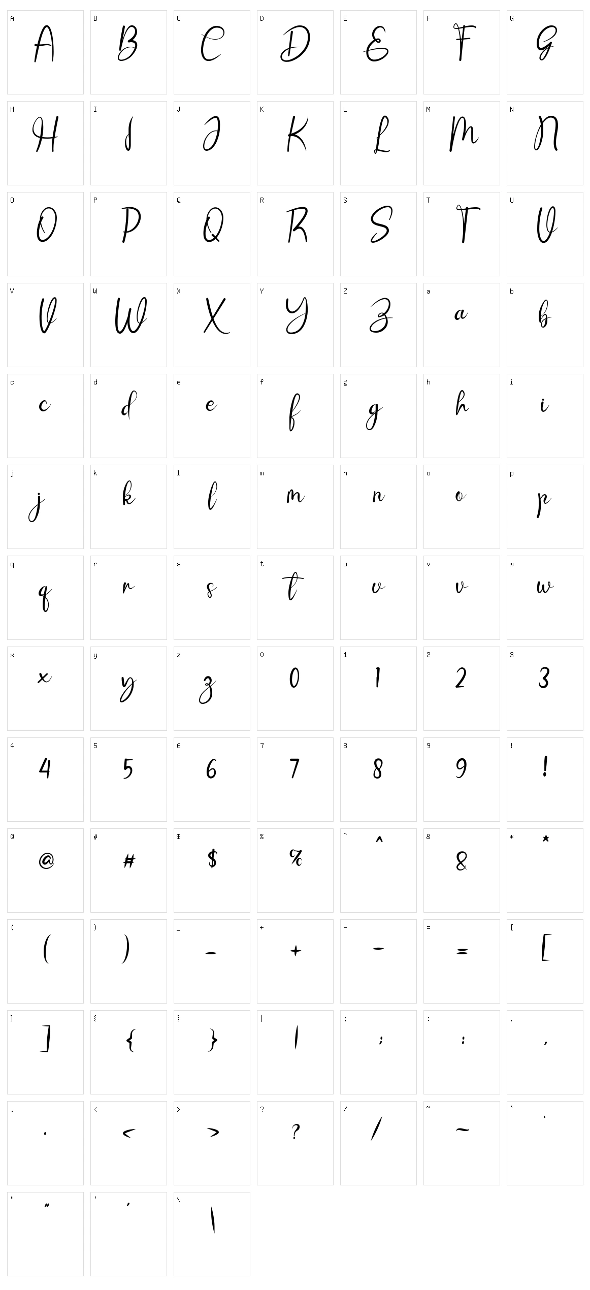 Misters Character Set