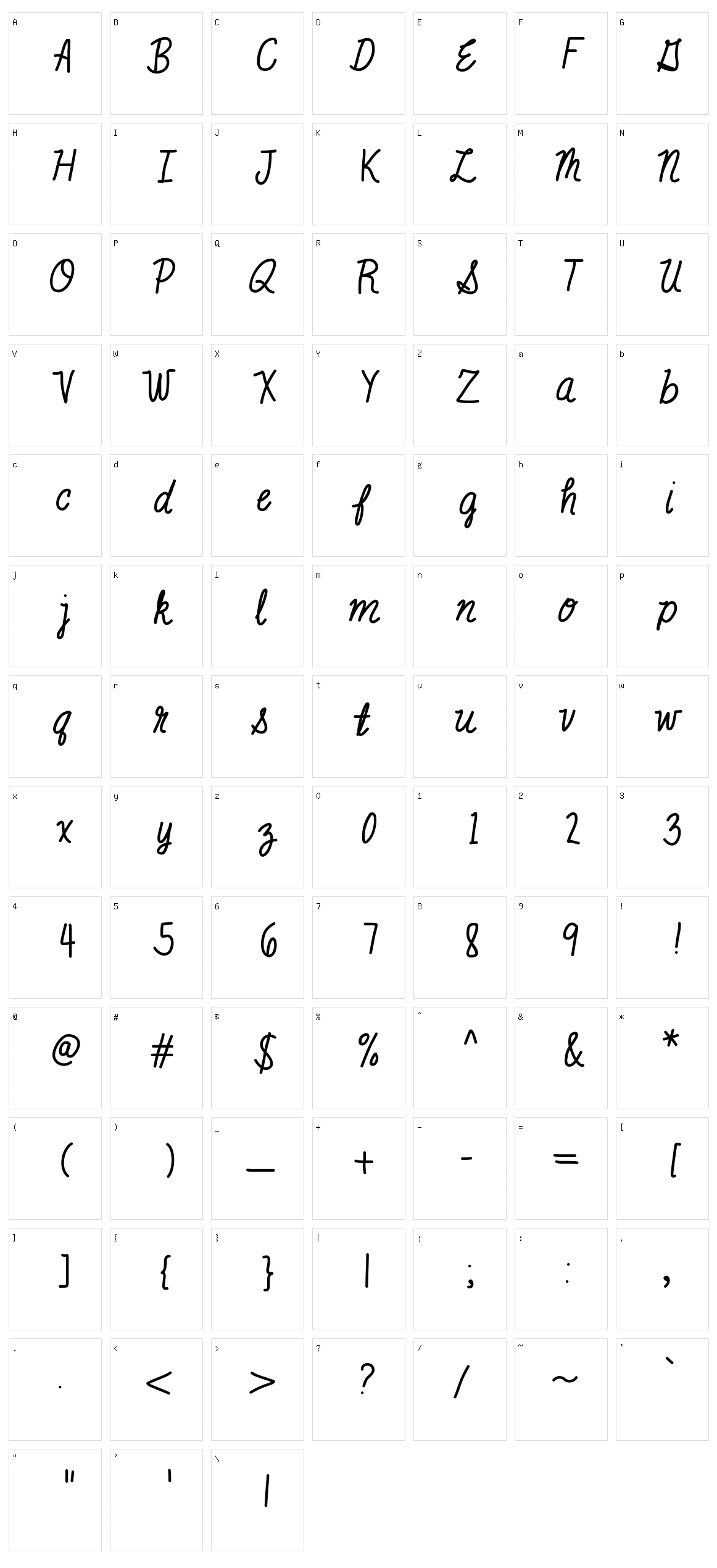 Mix Scribble Character Set