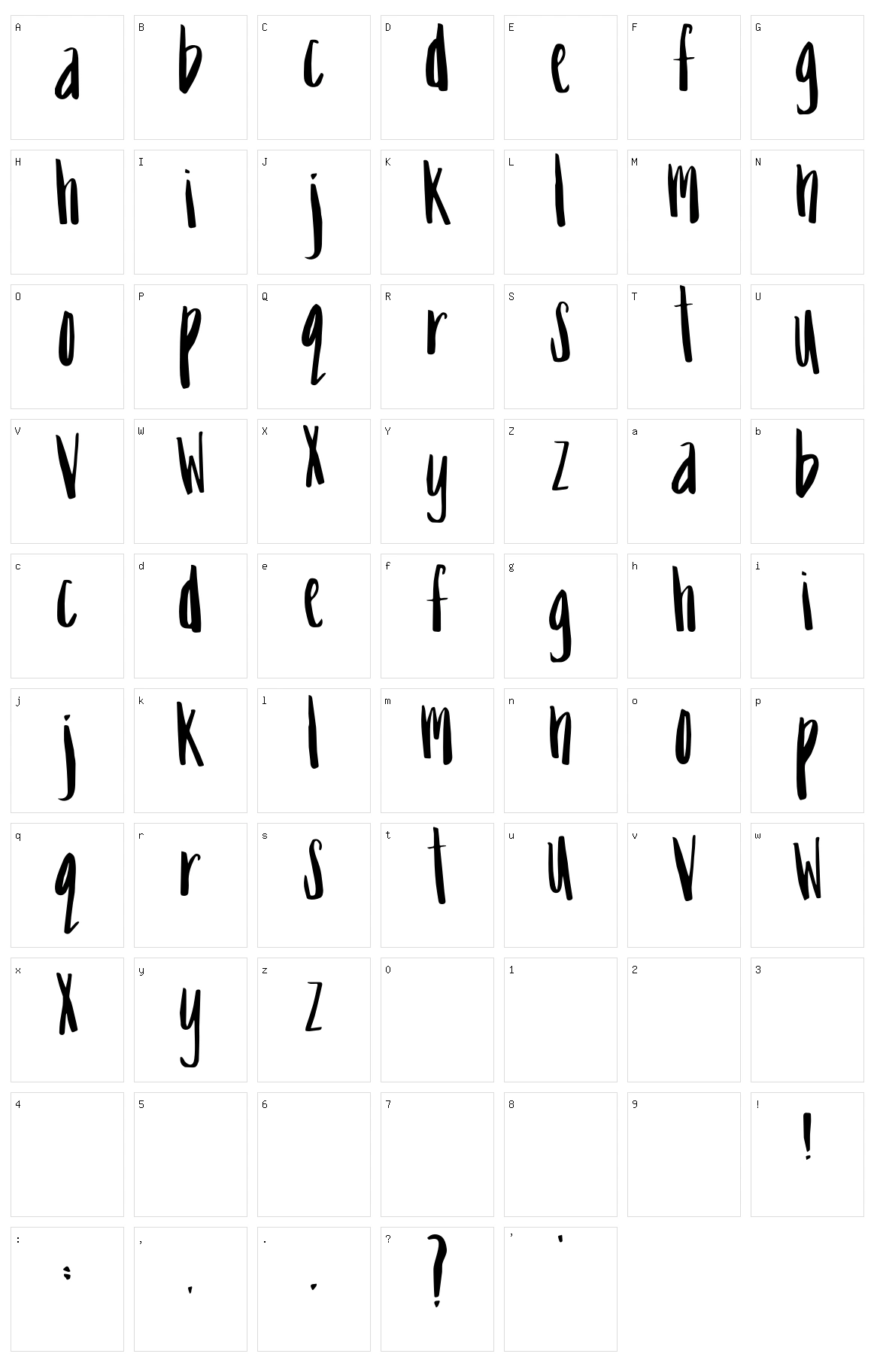 Mix Tumble Character Set