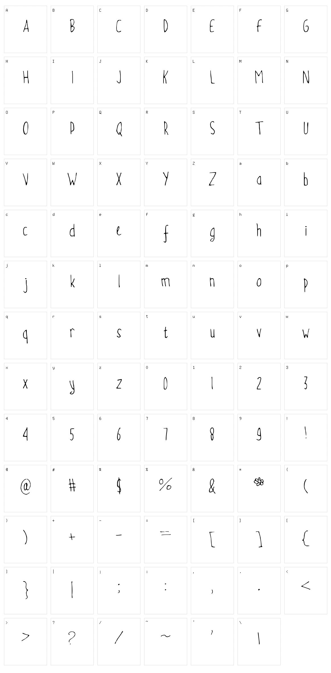 MN Summer Breeze Character Set