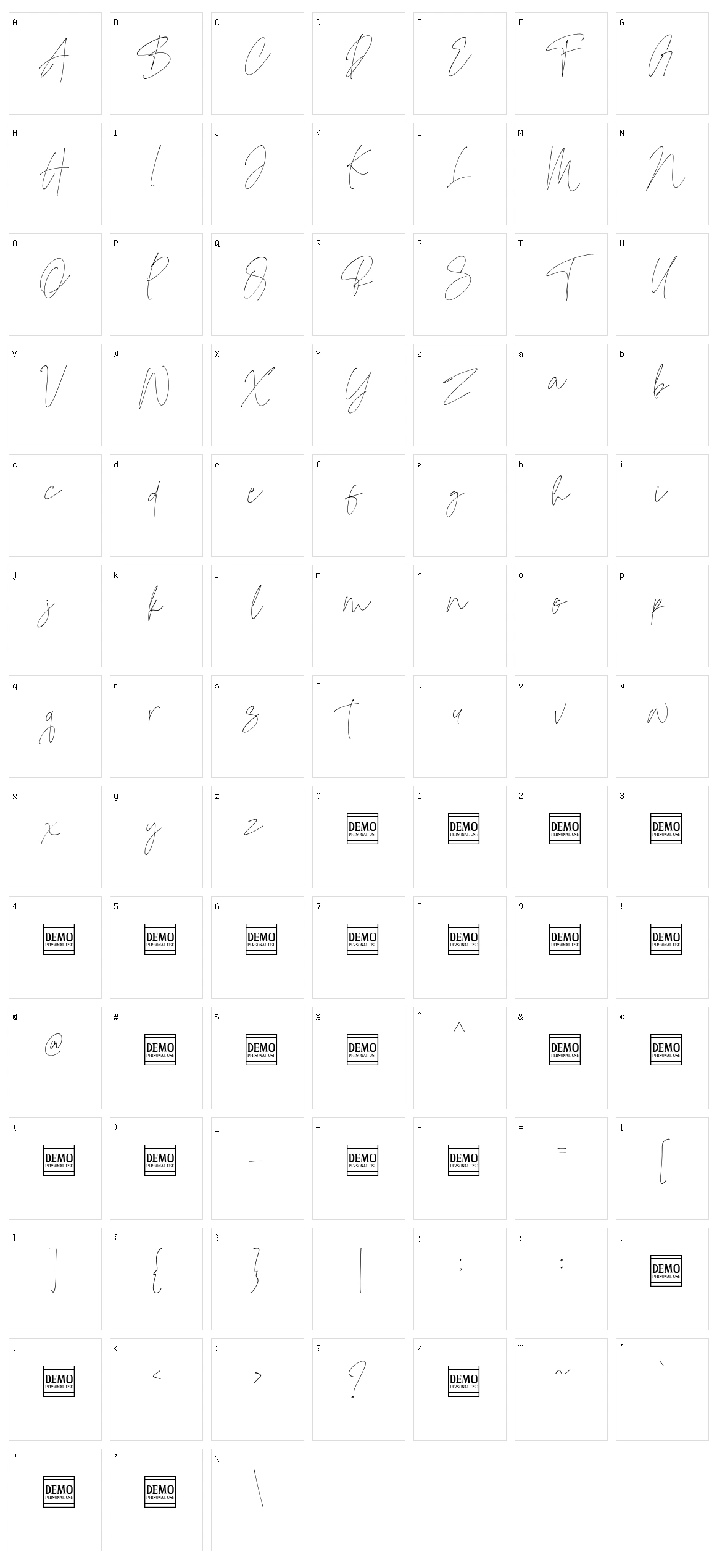 Mode Style Script Character Set