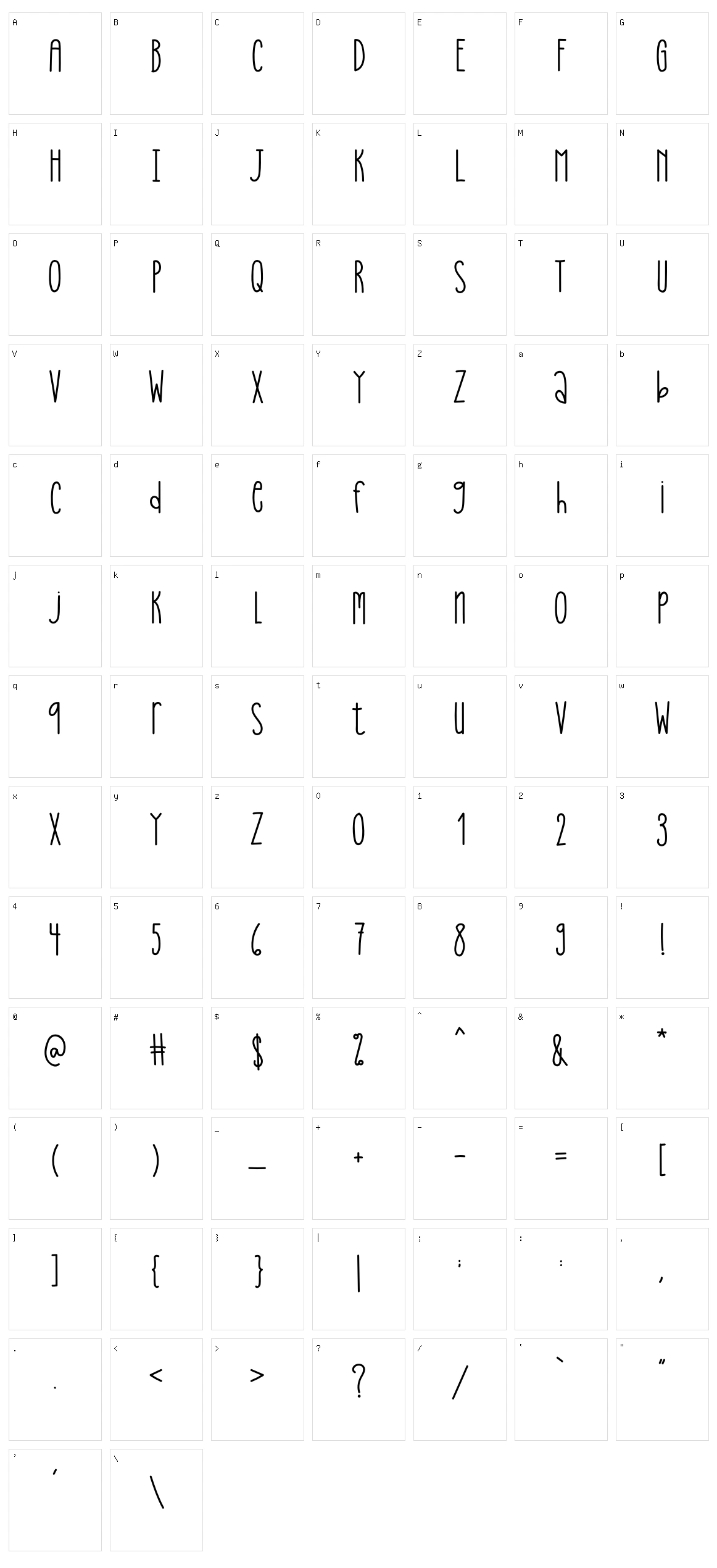 Monday Party Character Set