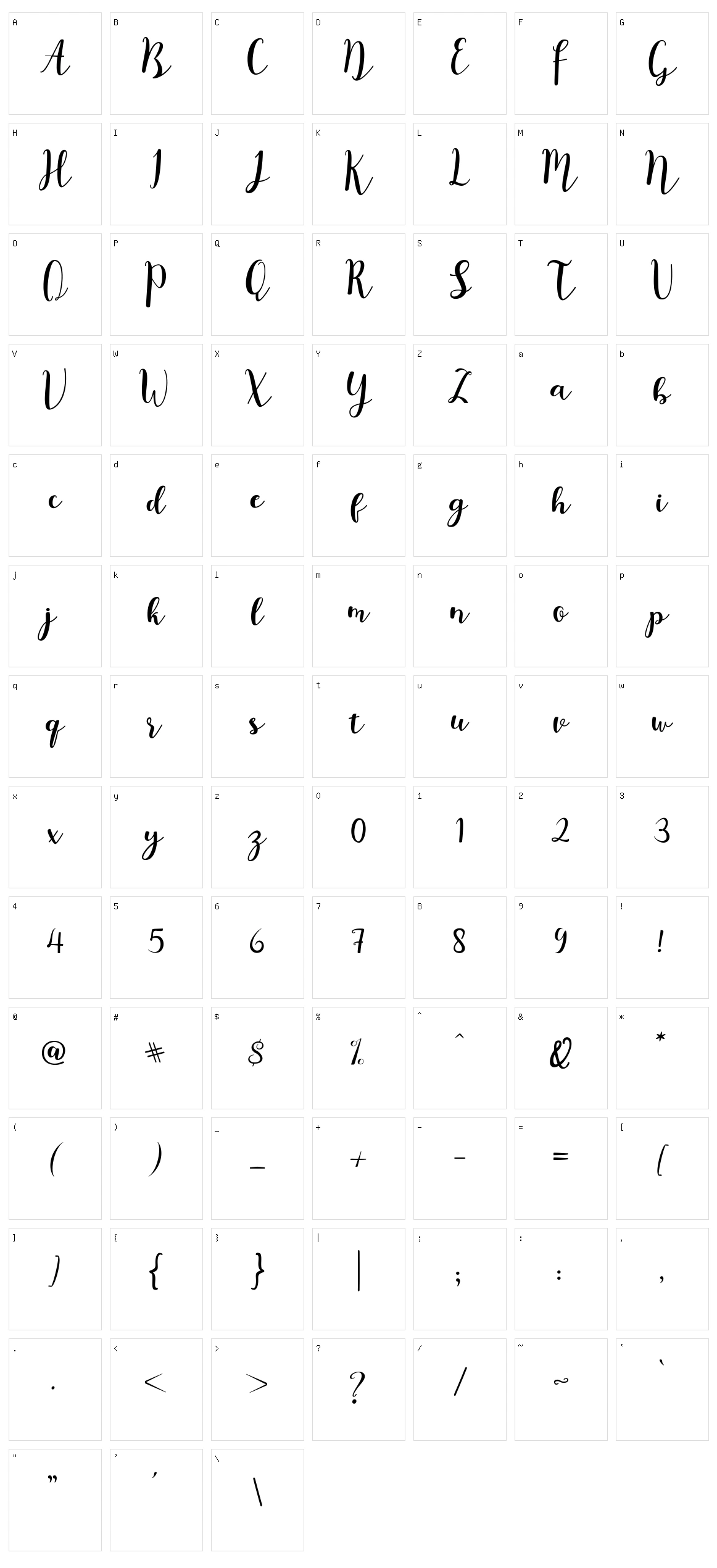 Mr. Night Character Set