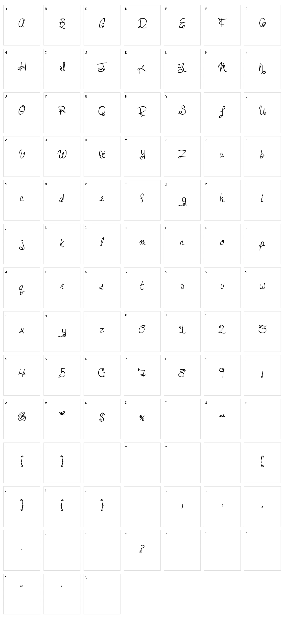 MTF Dreamie Character Set
