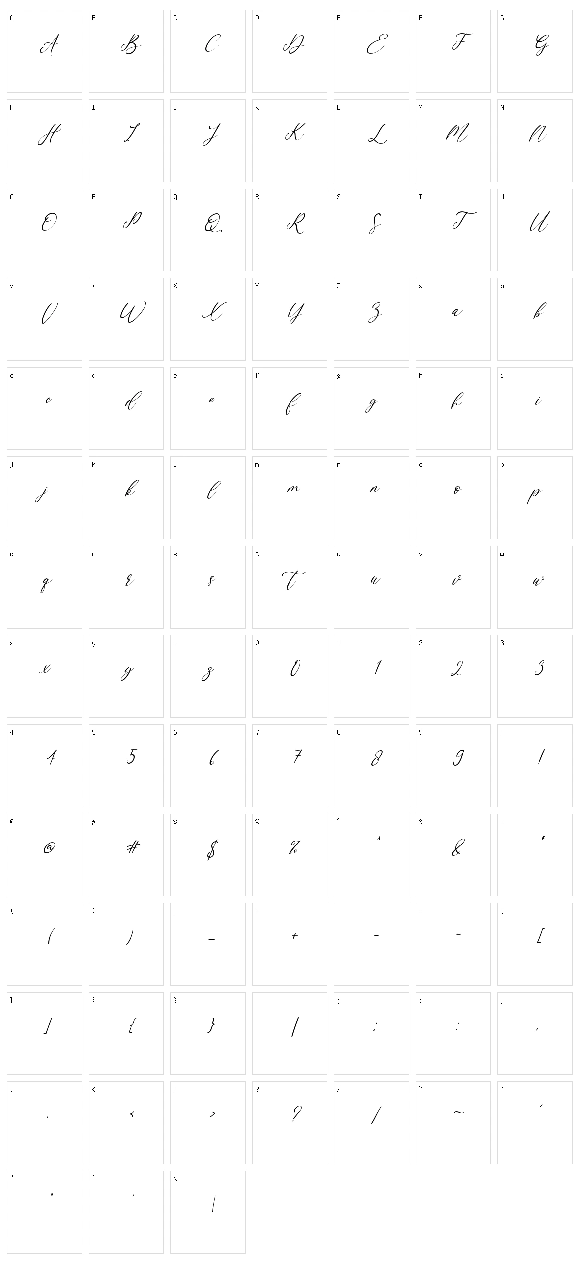 My Happy Character Set