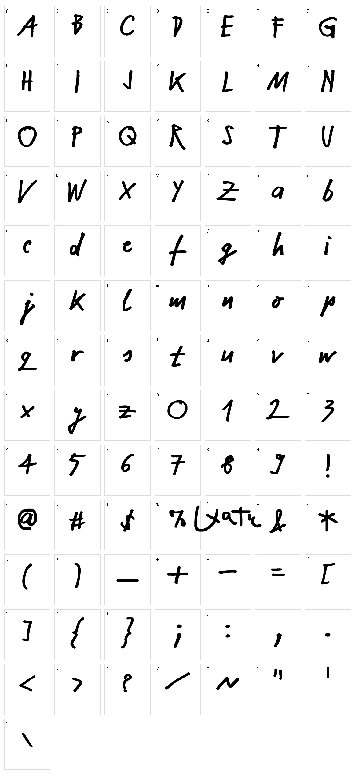 NekoKoNeko Character Set