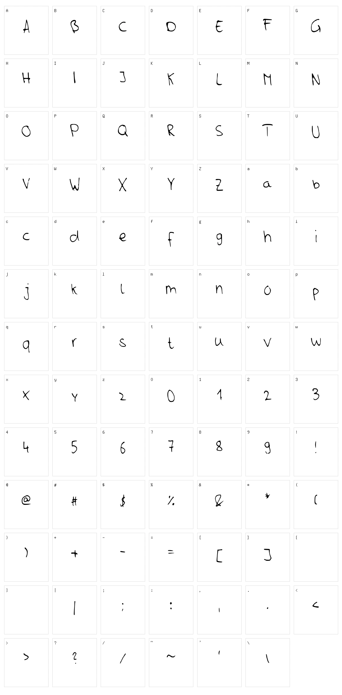 Nils Character Set