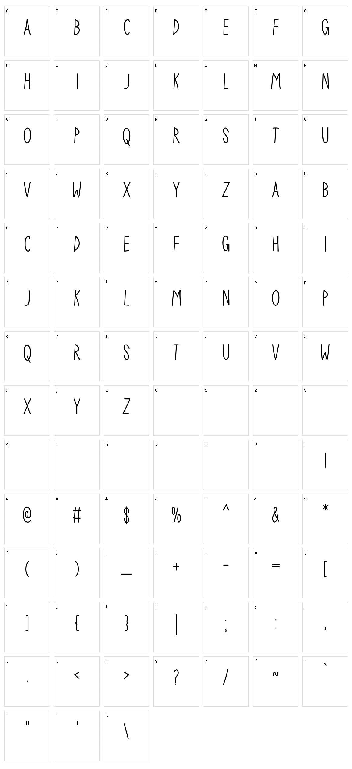 Nimble Bear Character Set