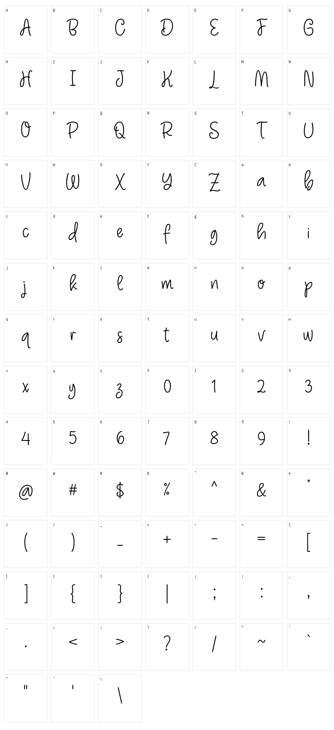 Ningst With You Character Set