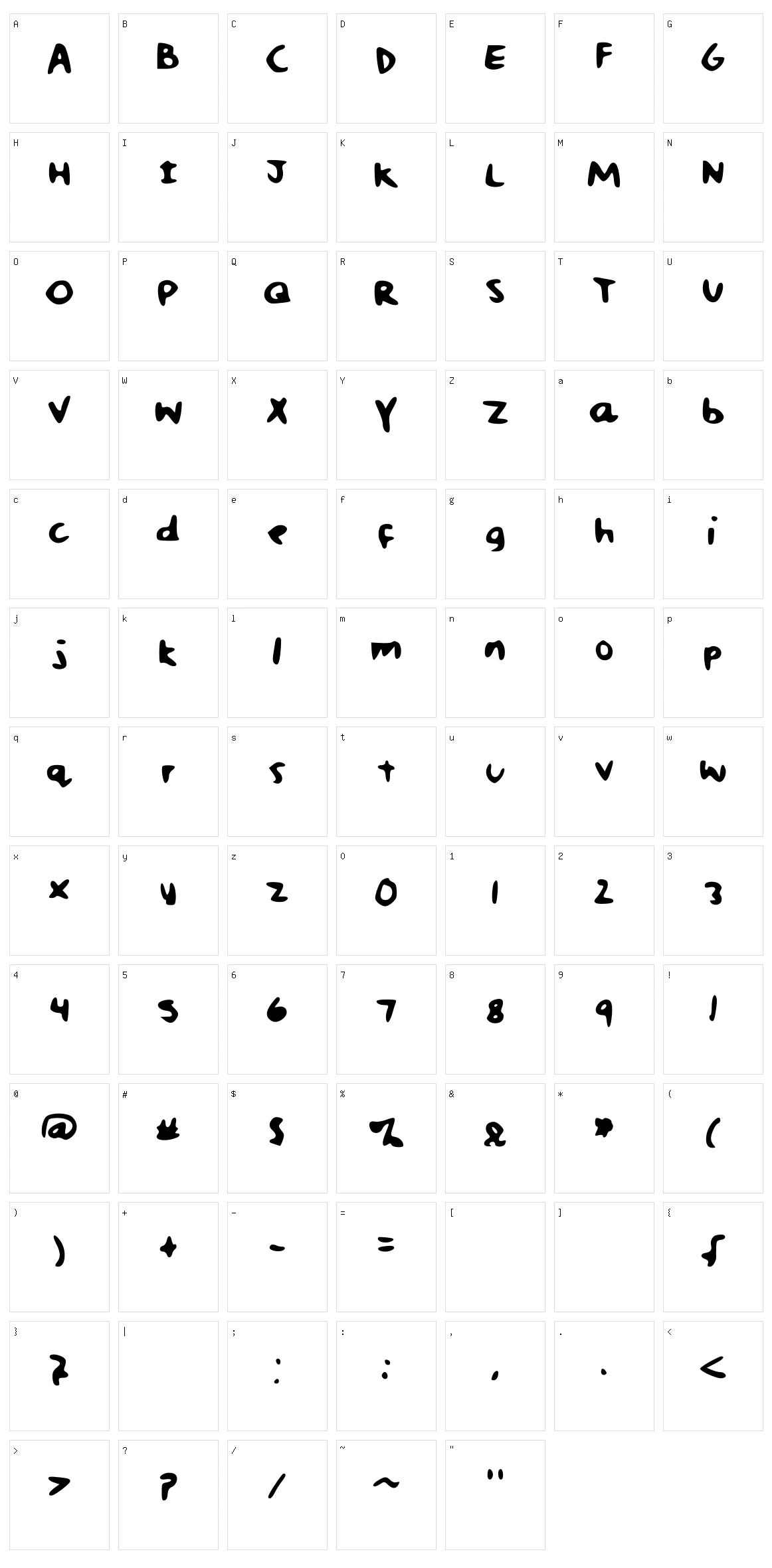 Noah Character Set