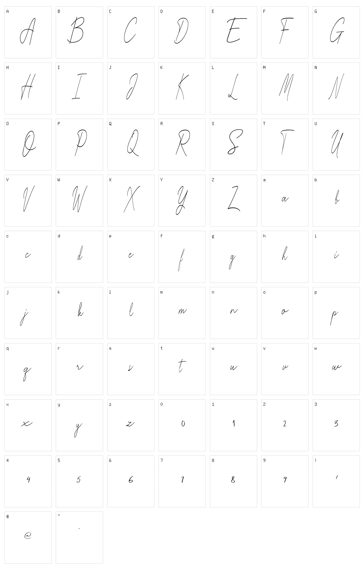 Nottingham Character Set