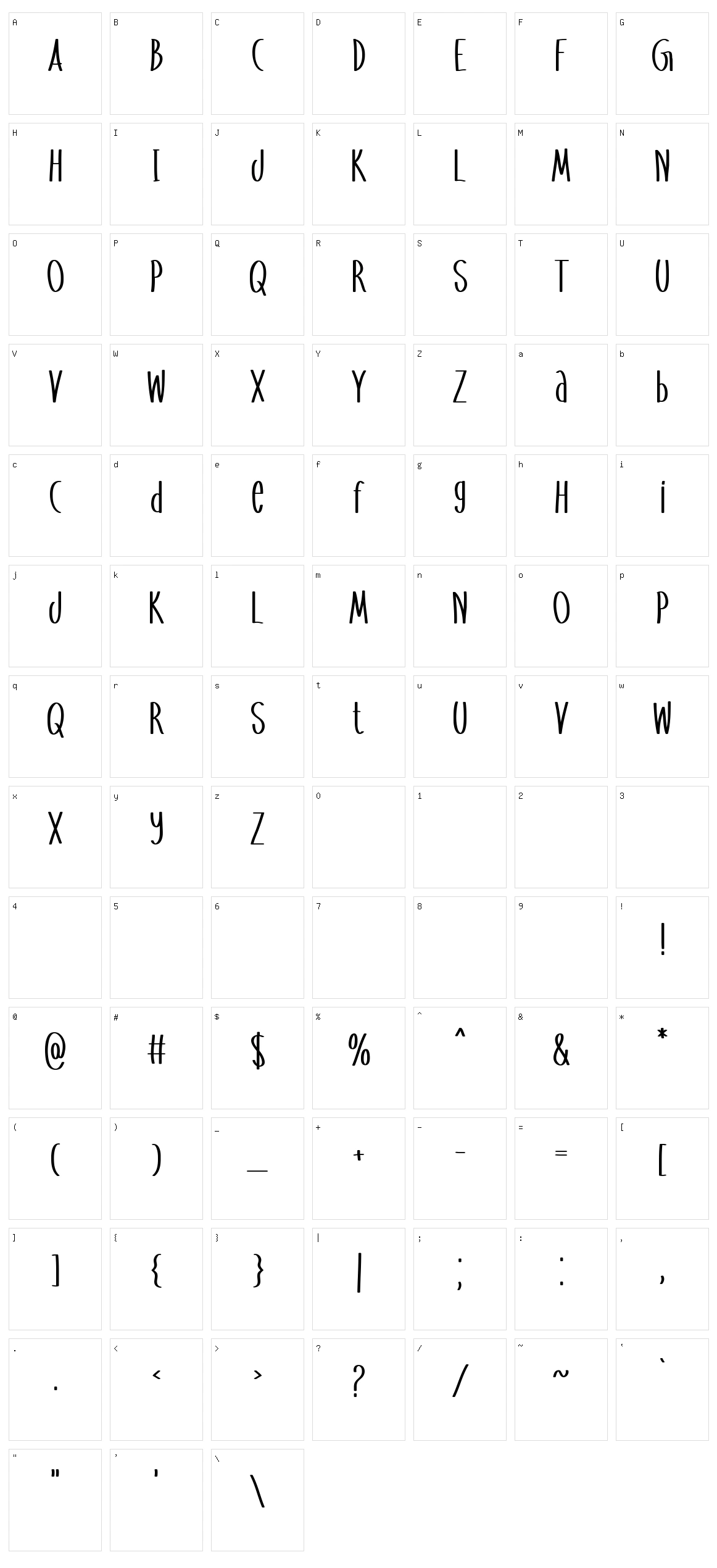 Nurture Happiness Character Set