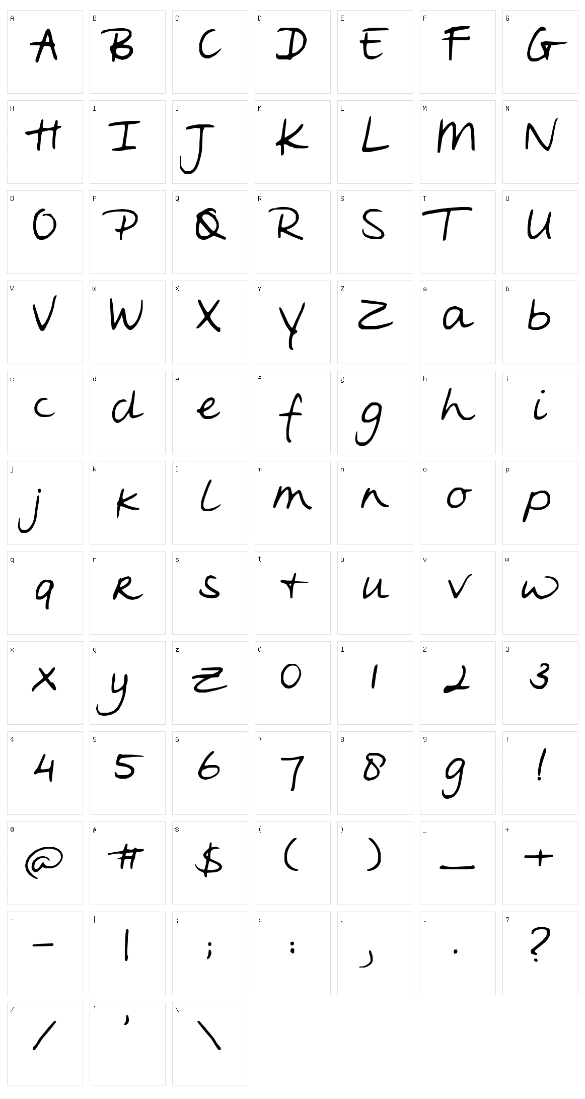 Oei Character Set
