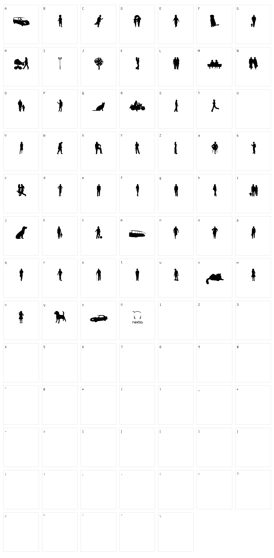 ND Urban Character Set