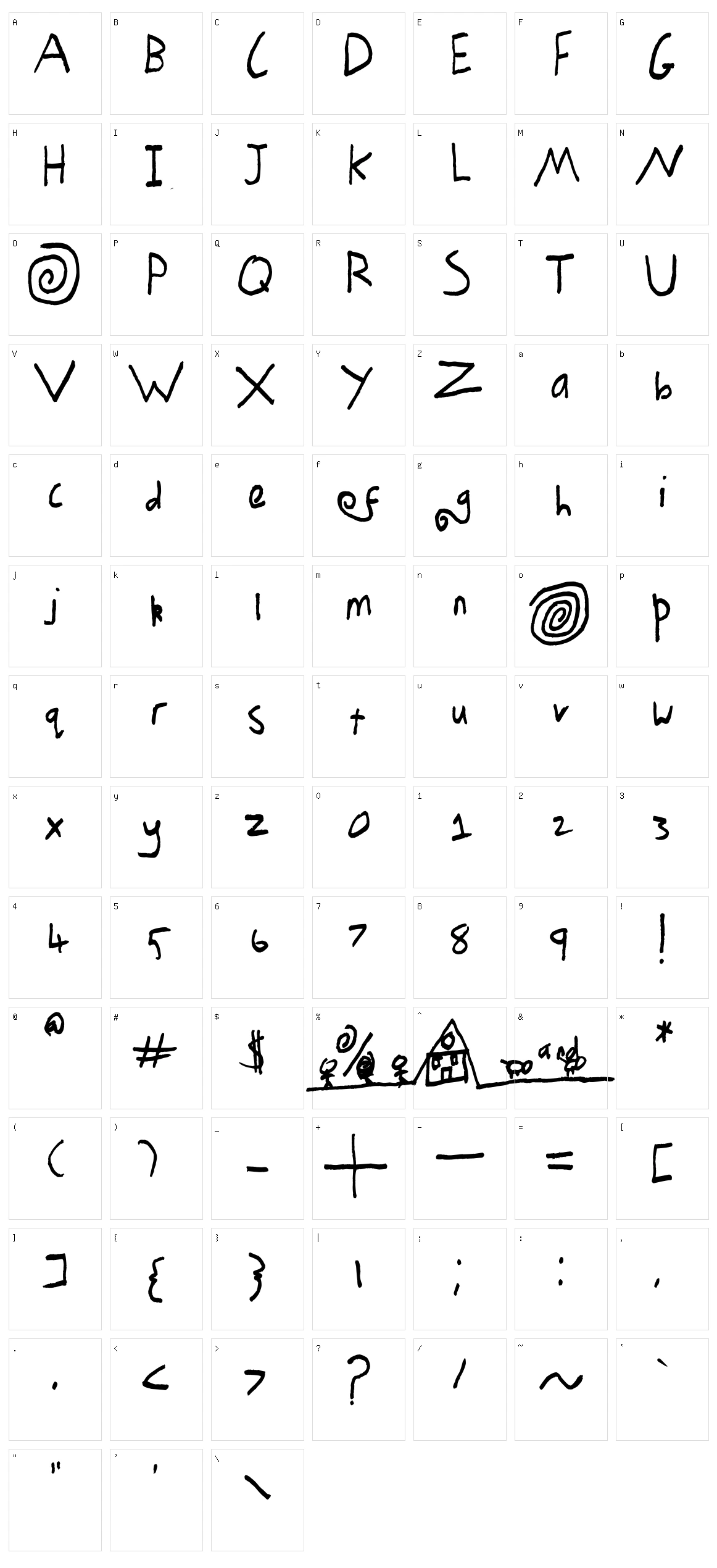 Ordinary Day Character Set