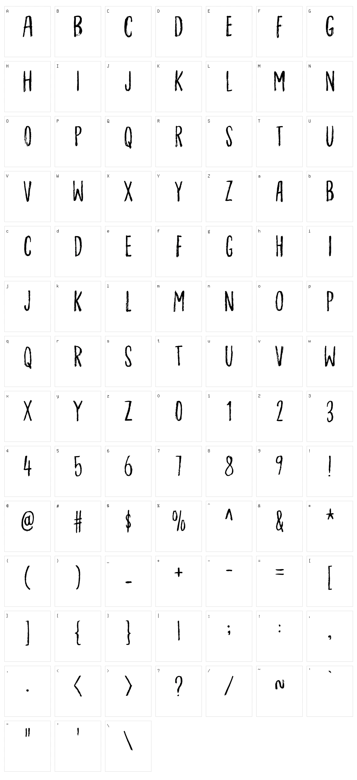 Ordinary Guy Character Set