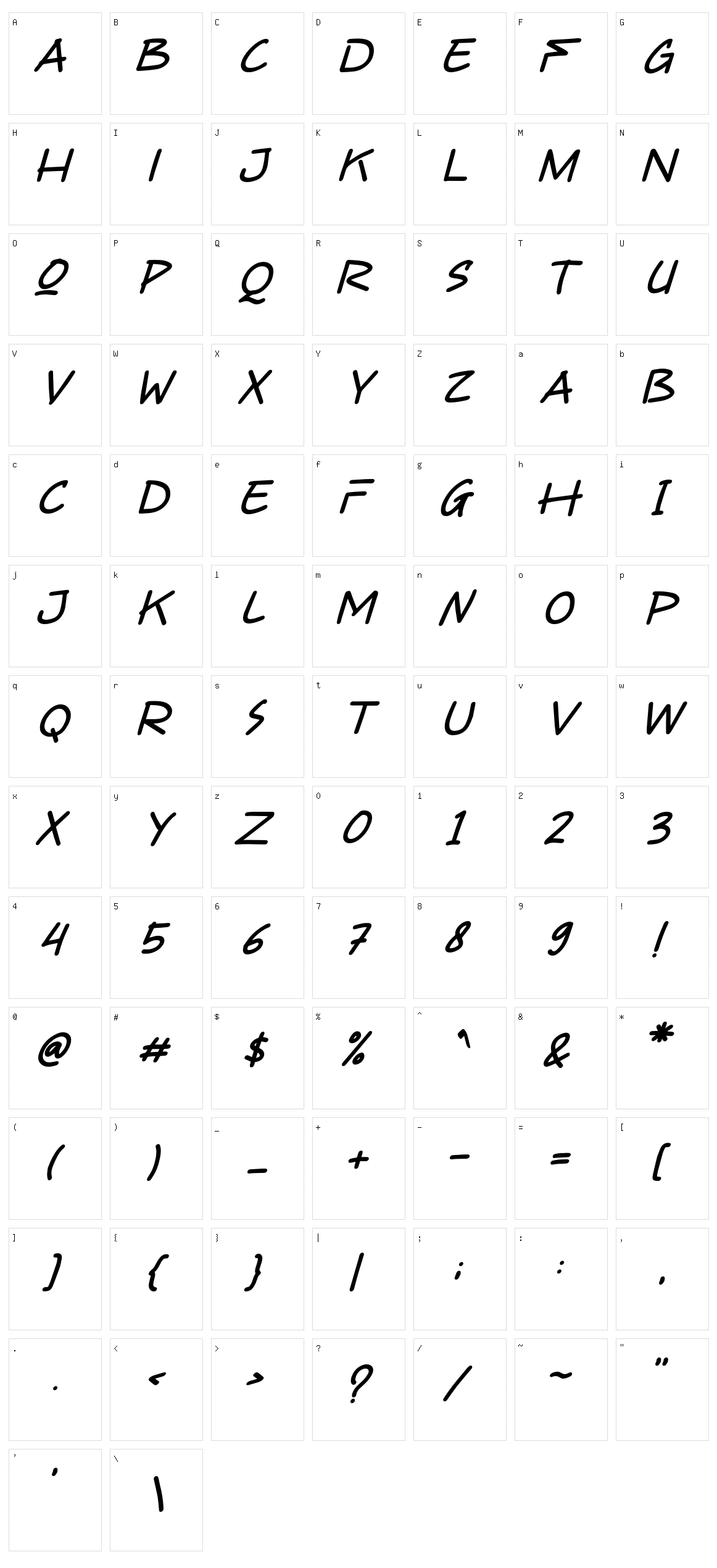 Parekraf Character Set