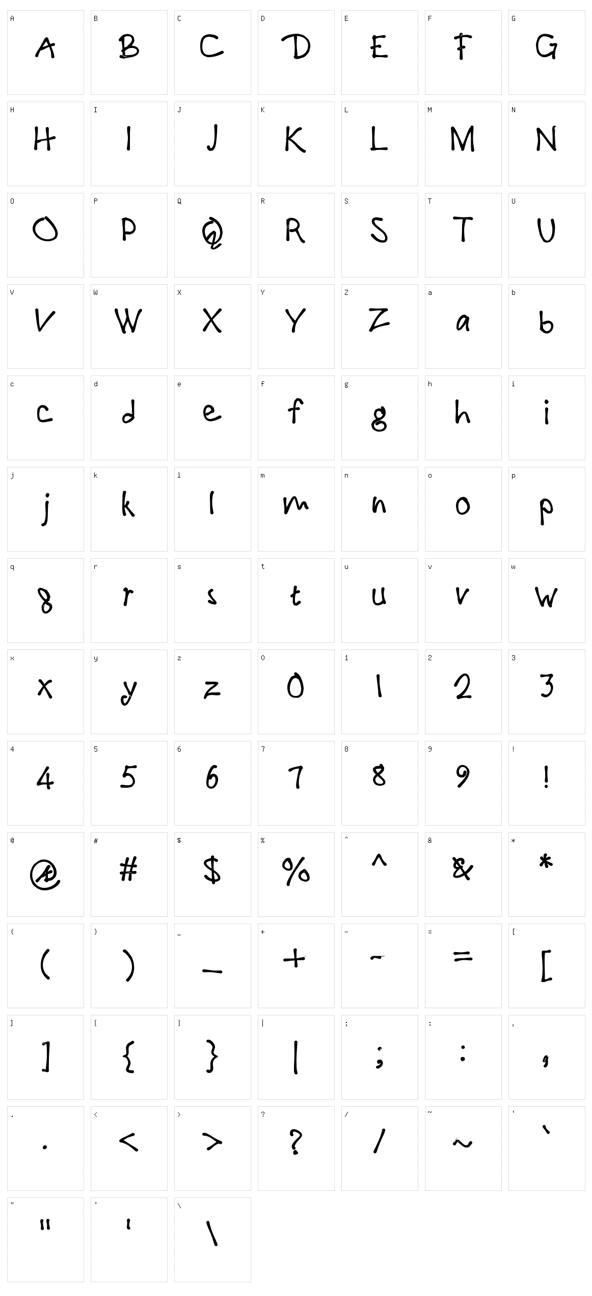 Paul Maul Character Set