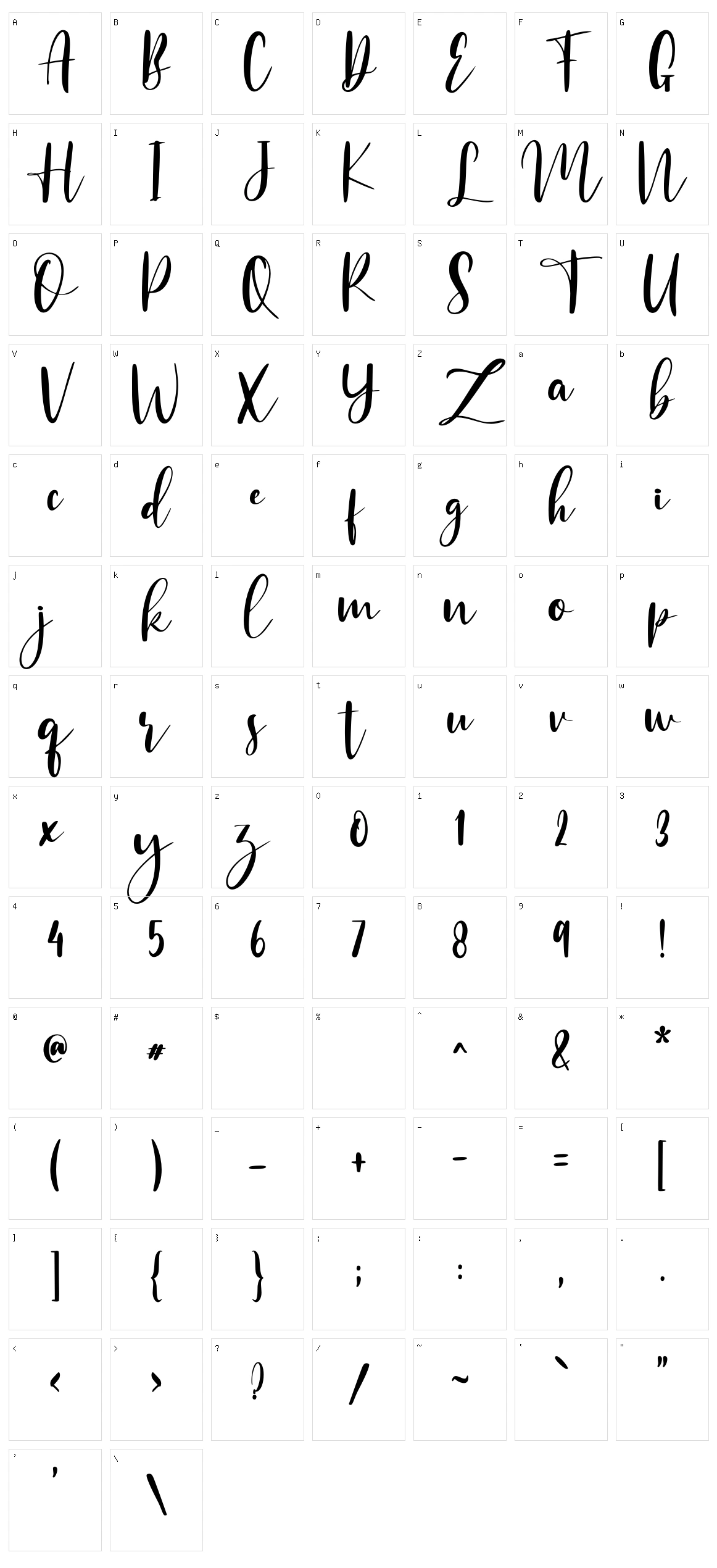Piano Teacher Character Set