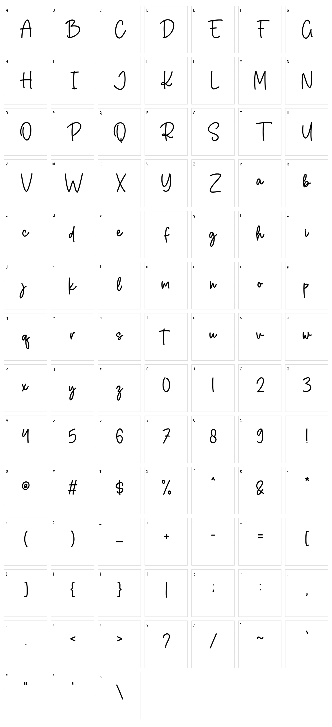 Pink Bloom Character Set