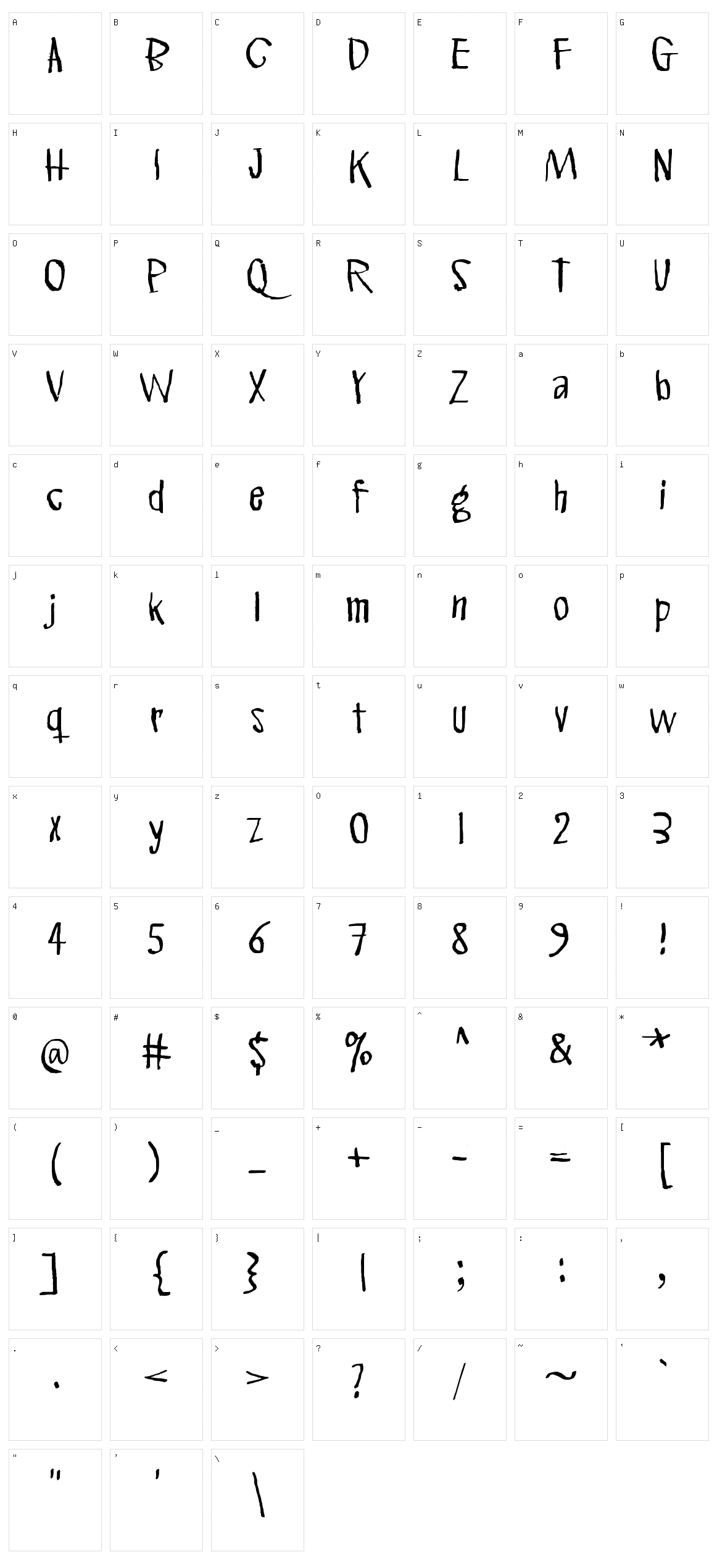 Pink Kangaroo Character Set