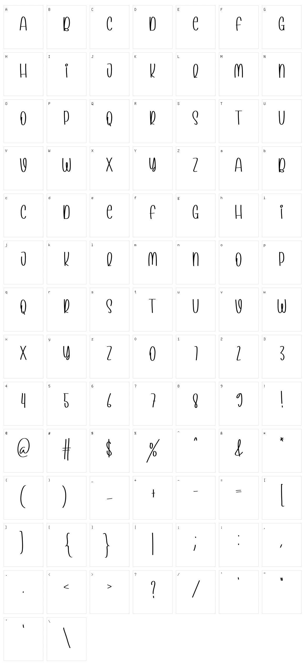 Planner Story Character Set