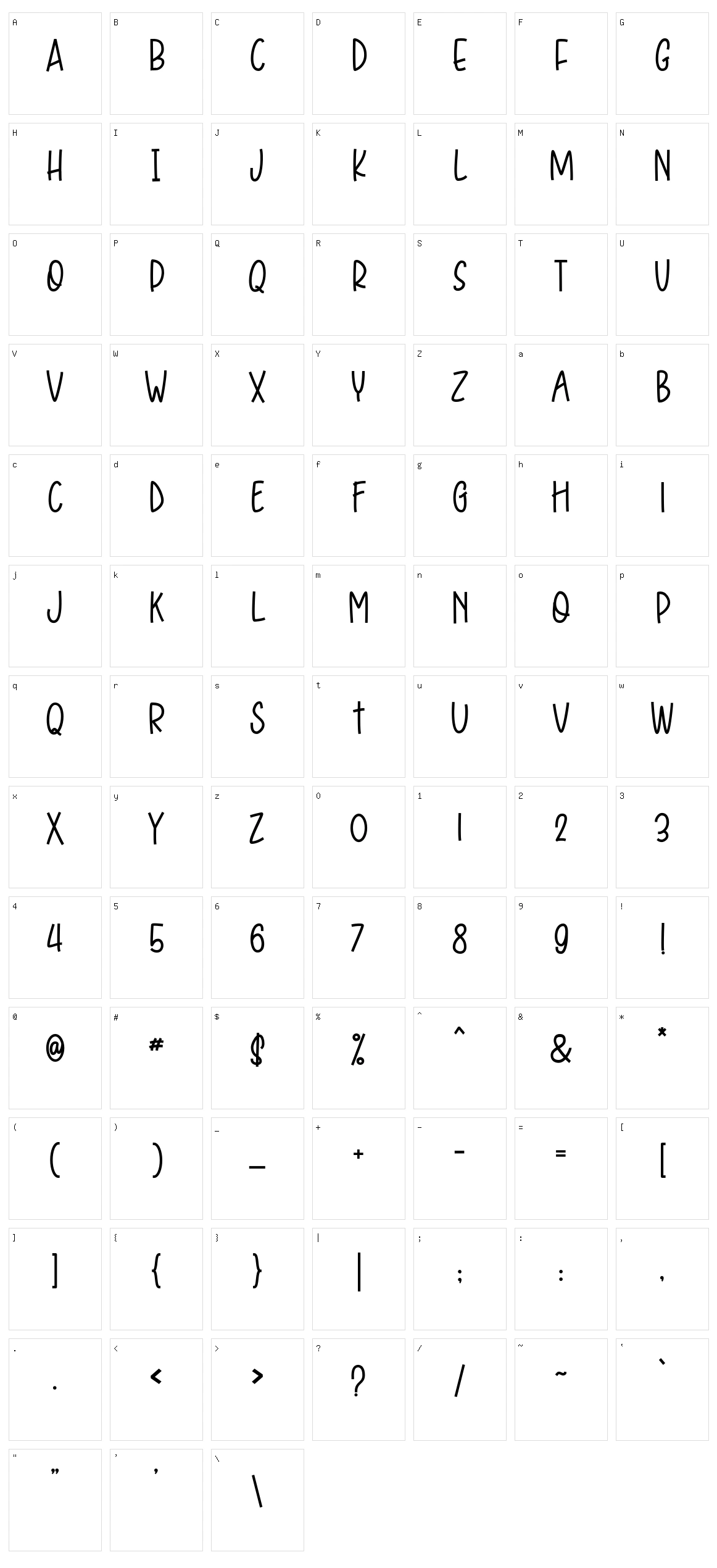 Playfull Character Set