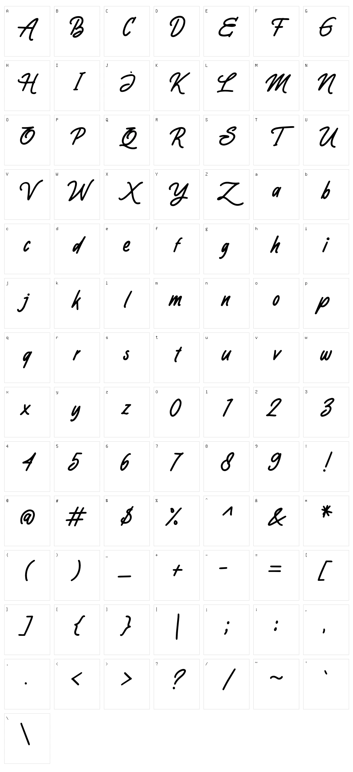 Point Smile Character Set