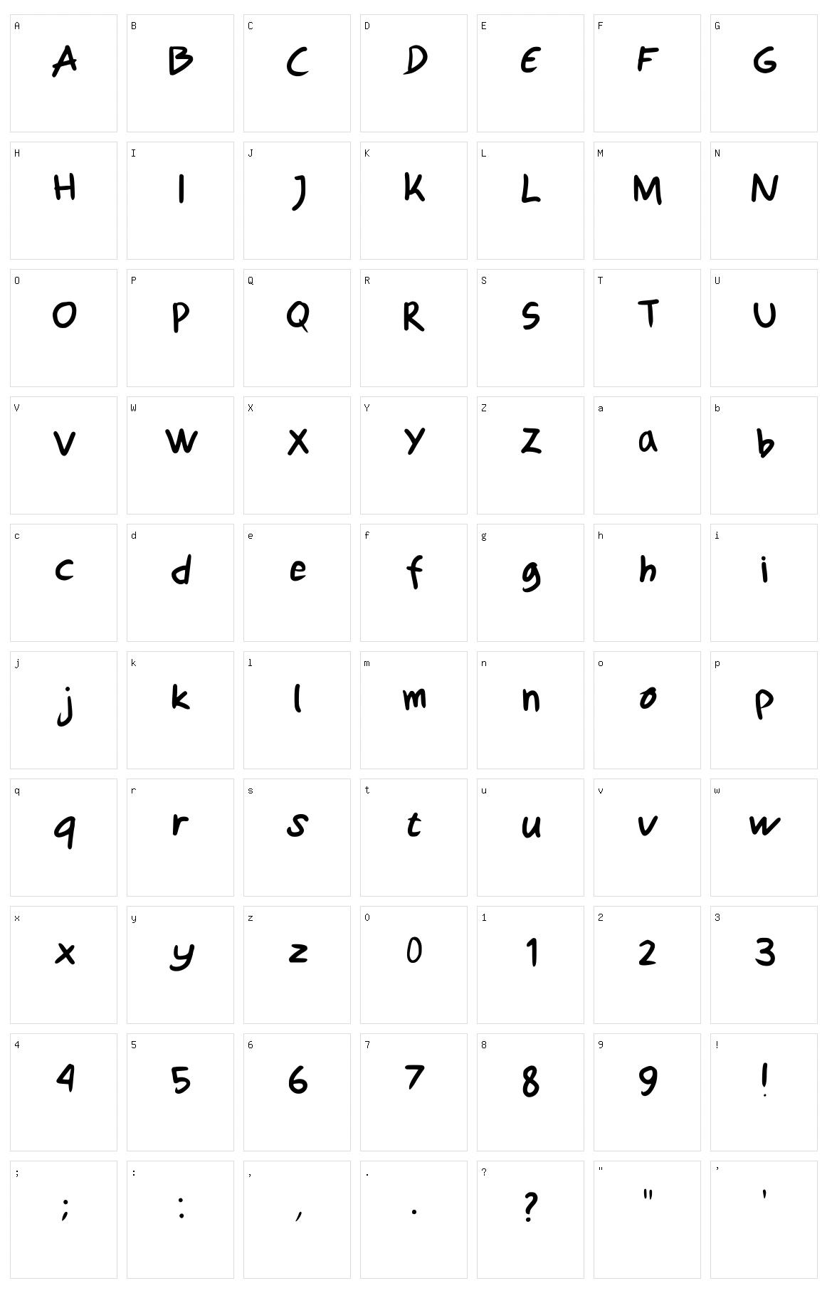 Polo Character Set