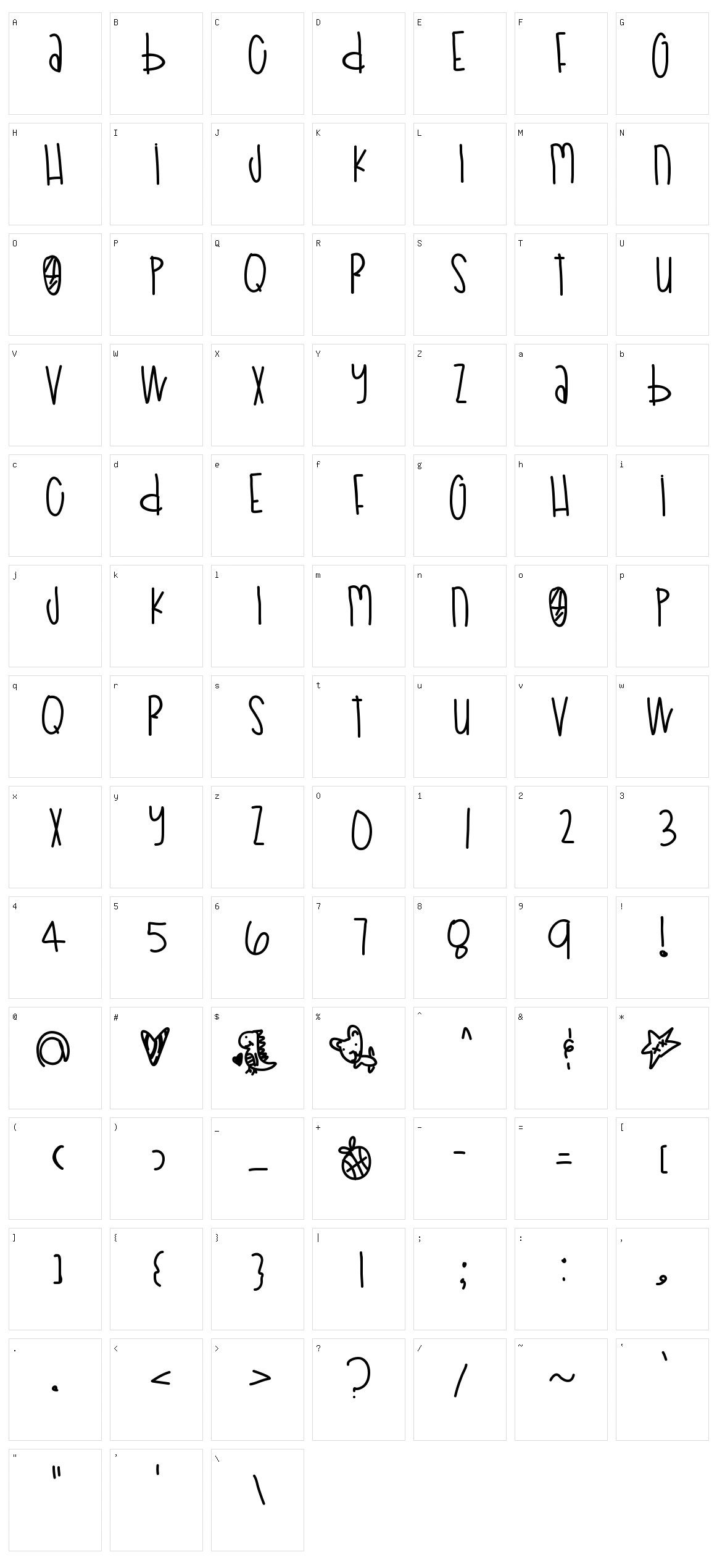 Poodle Doodles Character Set