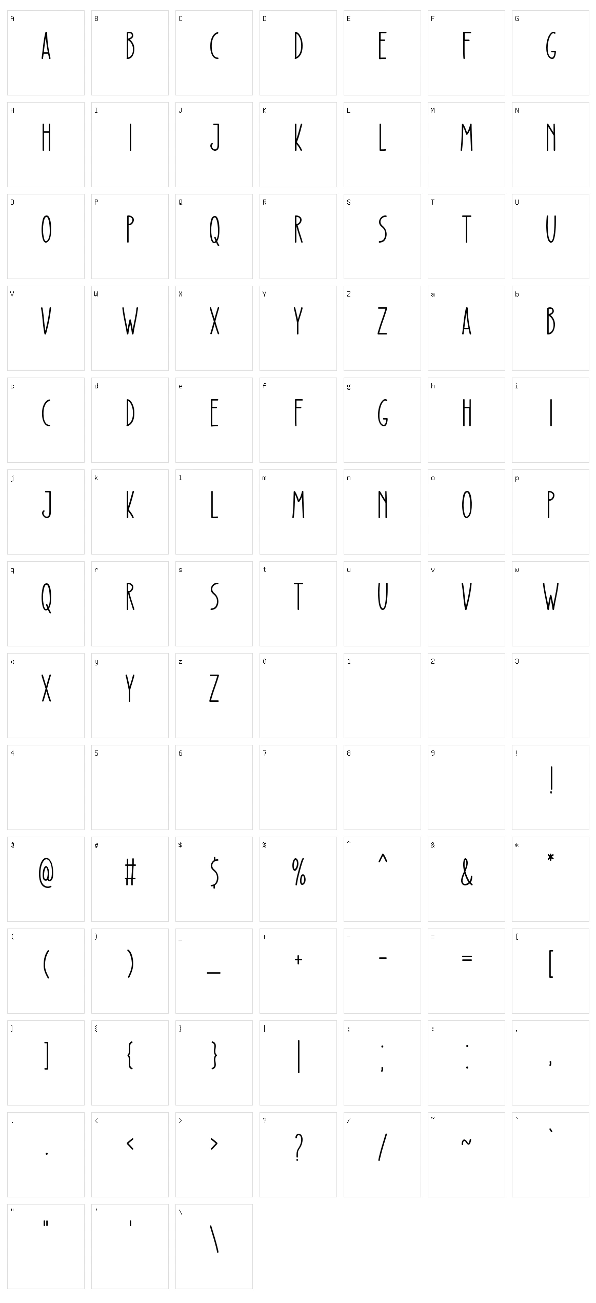 Pretty Magnolia Character Set